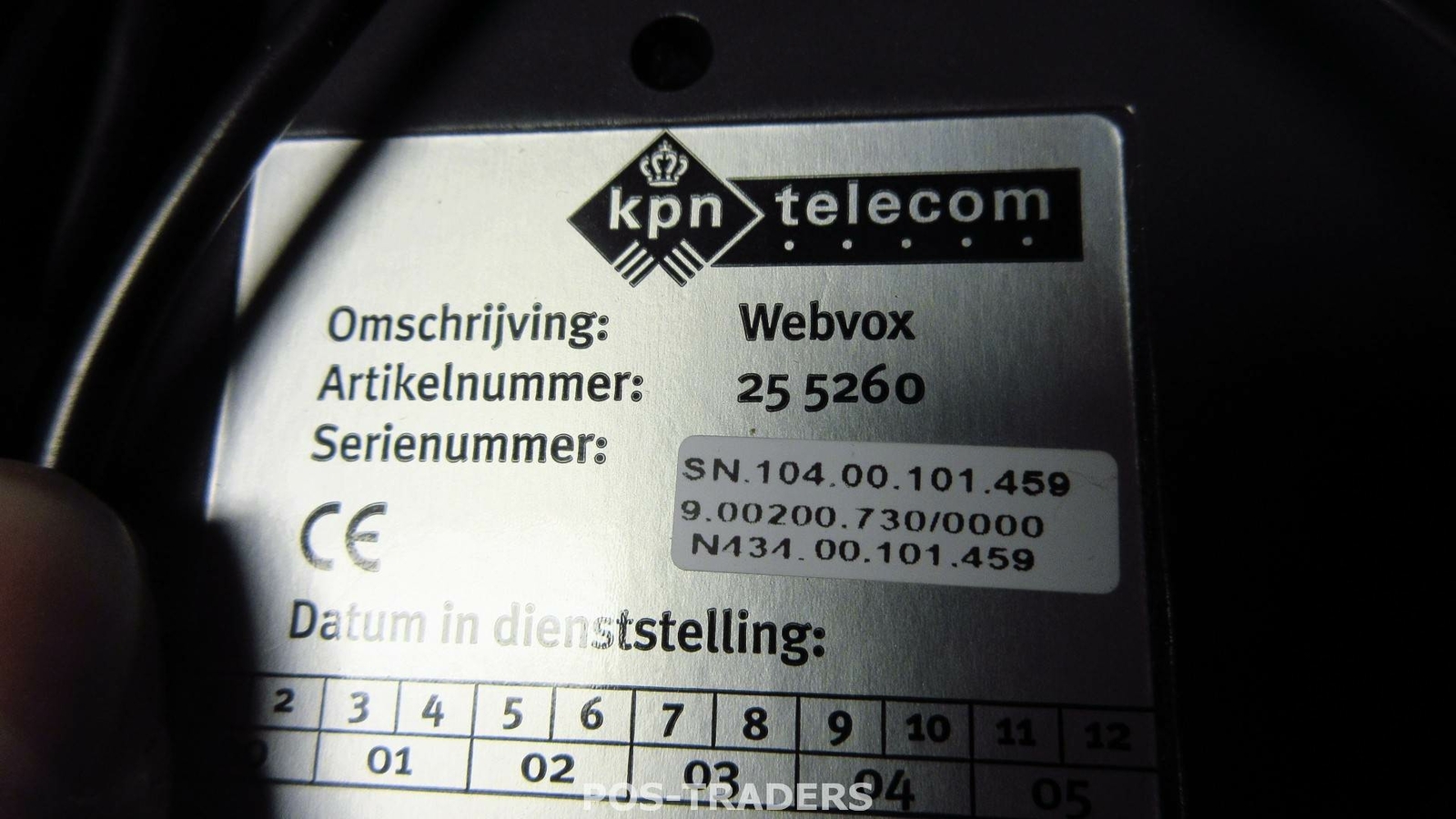 KPN WEBVOX 255260 ISDN modem with also the possibility to connect 2 phones
