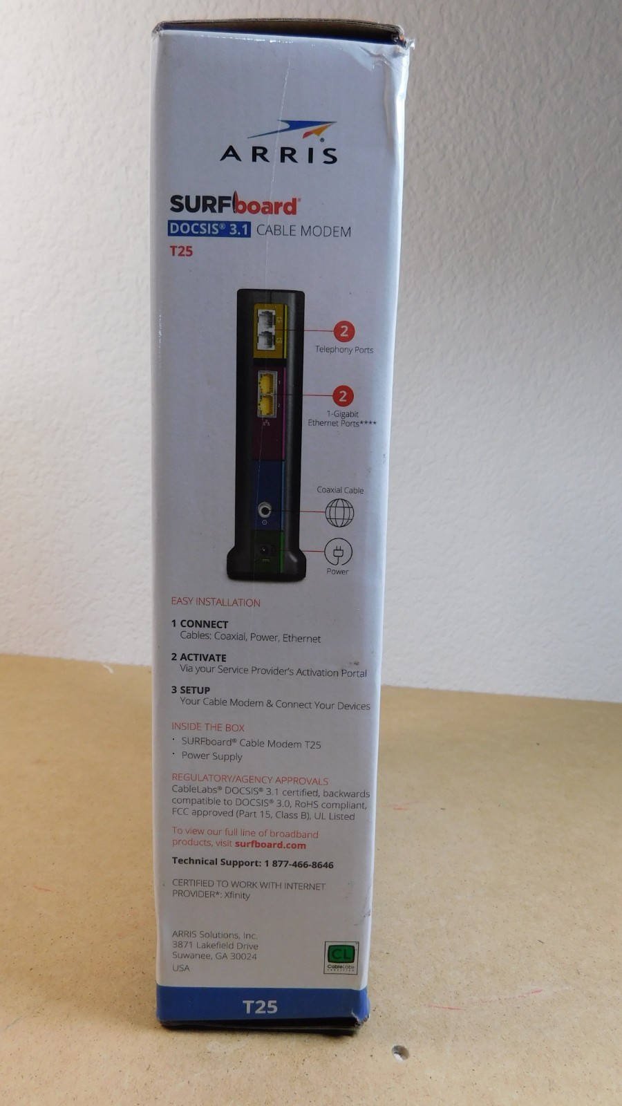 ARRIS SURFboard T25 DOCSIS 3.1 Internet & Voice Modem