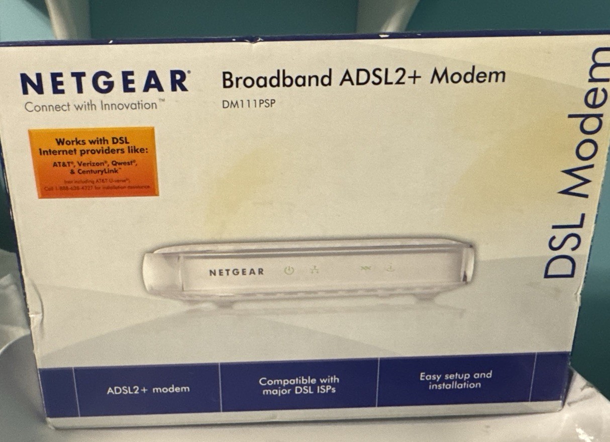 NETGEAR Broadband ADSL2+ Modem DM111PSP DSL Modem