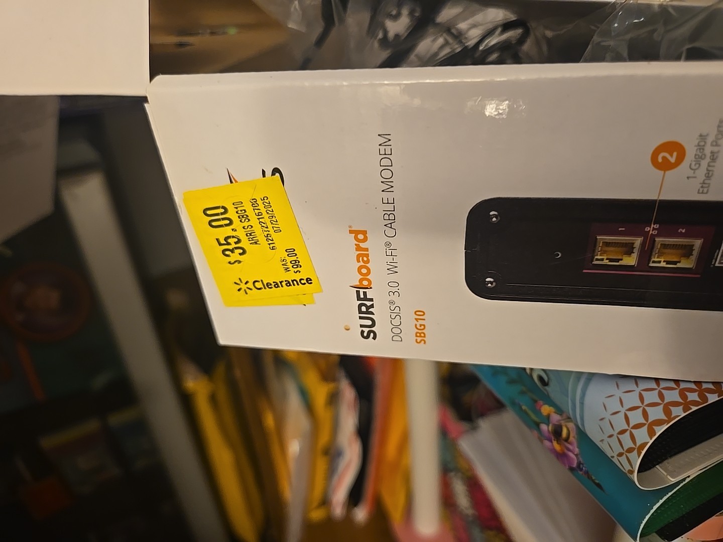 ARRIS SURFboard SBG10 DOCSIS 3.0 Cable Modem AC1600 Dual Band Wi-Fi Router OPEN
