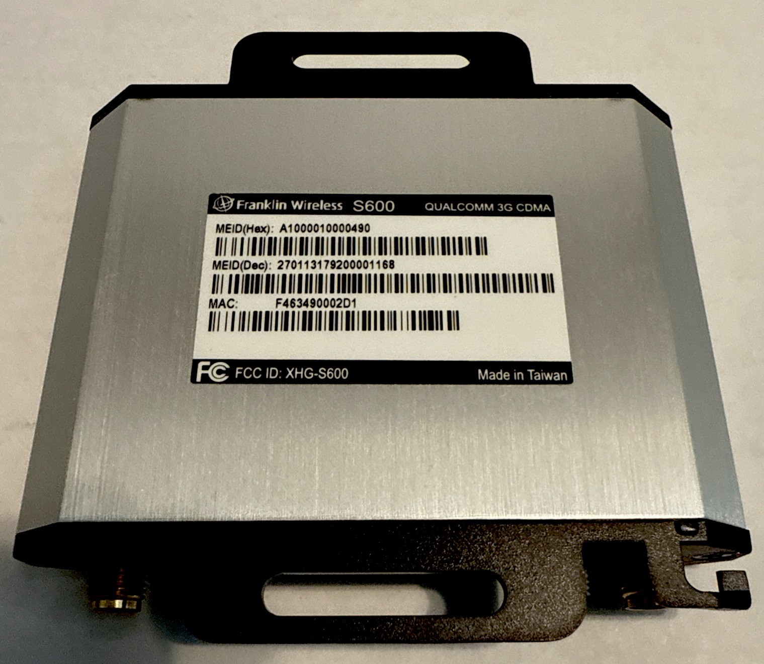 Franklin Wireless S600 3G USB Modem for ATM Digital Signage Kiosk M2M XHG-S600