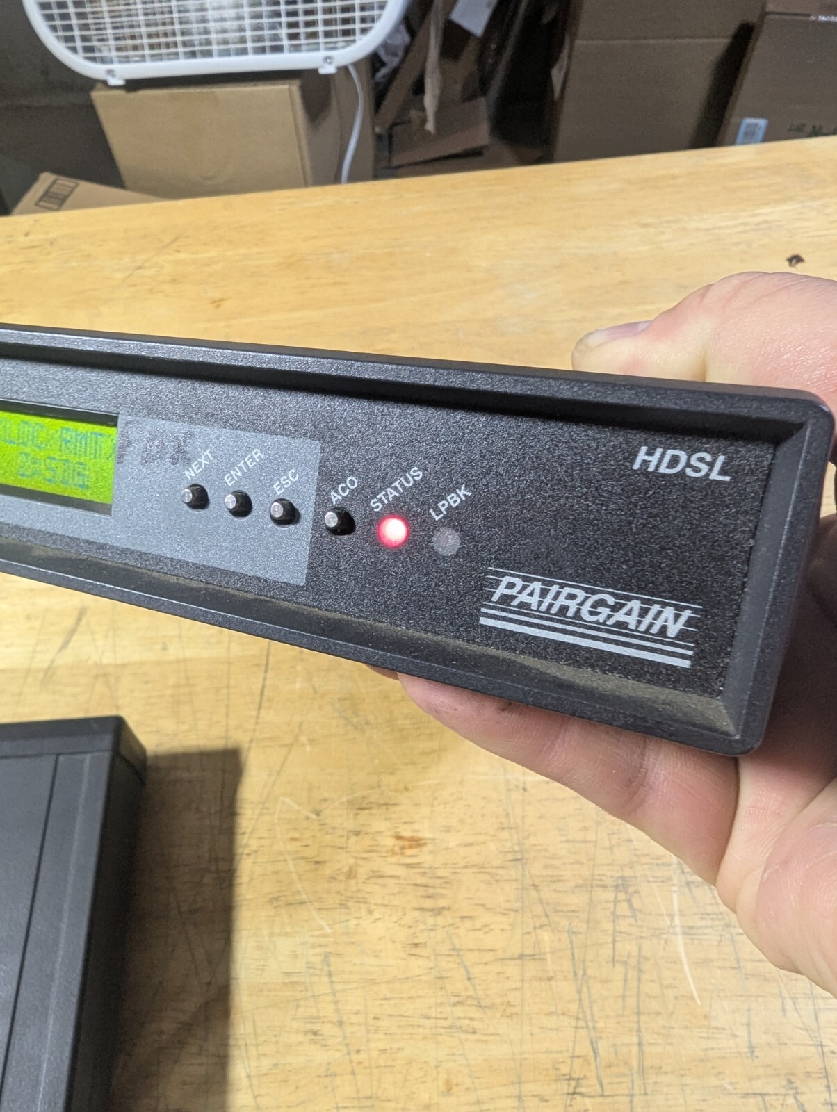 Lot Of 2 Pairgain Campus-T1 Power Tested, Well Used HDSL Campus-T1/E1/384 READ