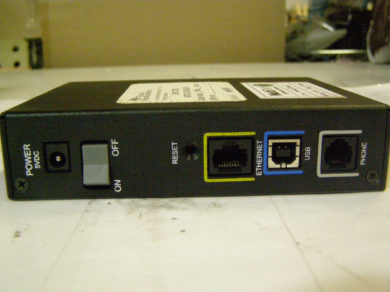 Texas Instruments ADSL AR7 Ethernet Bridge Router Modem
