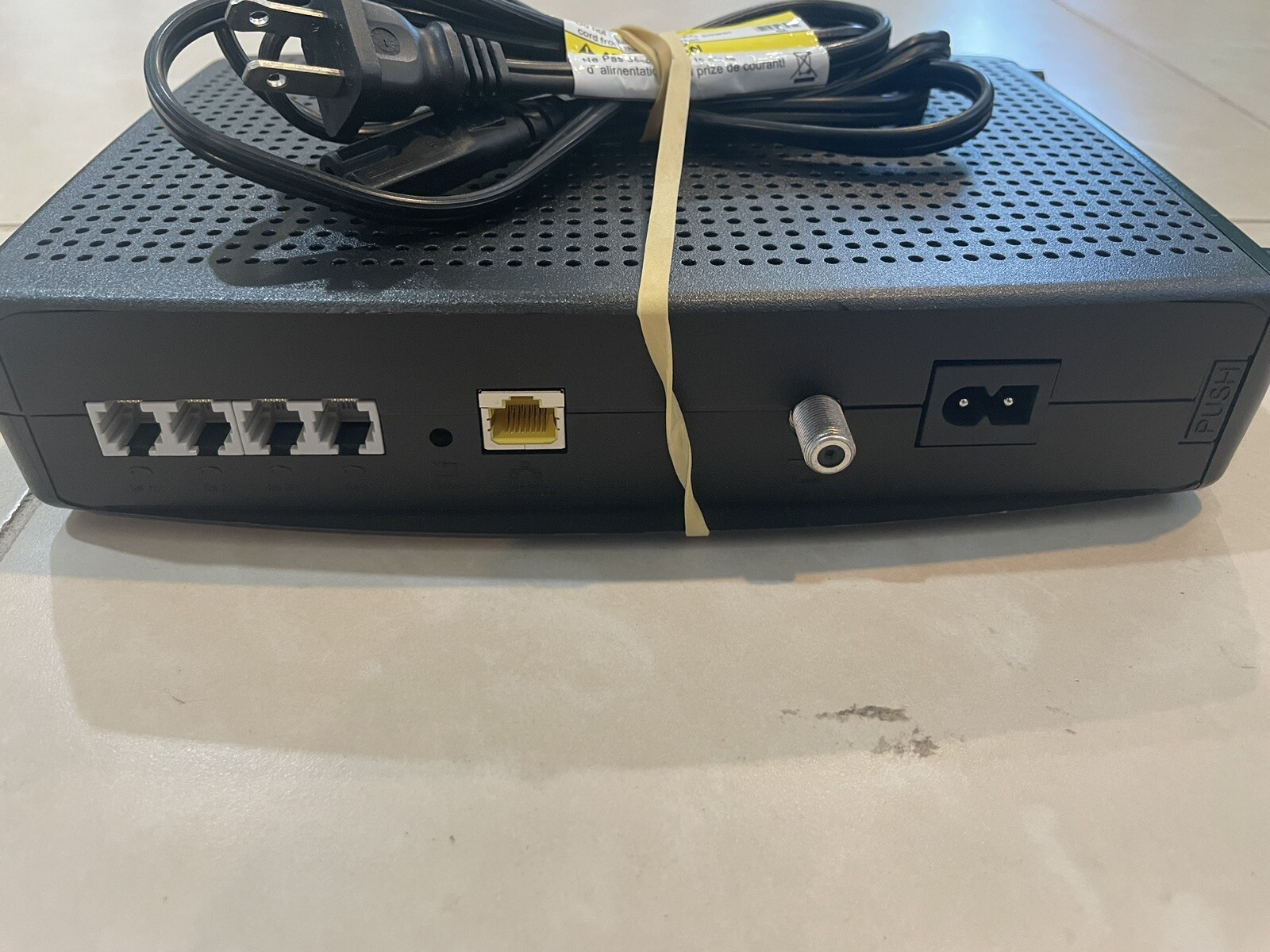 ARRIS Xfinity/Comcast Compatible Modem Model TM804G TM04DHD804CT w/ Power Cable
