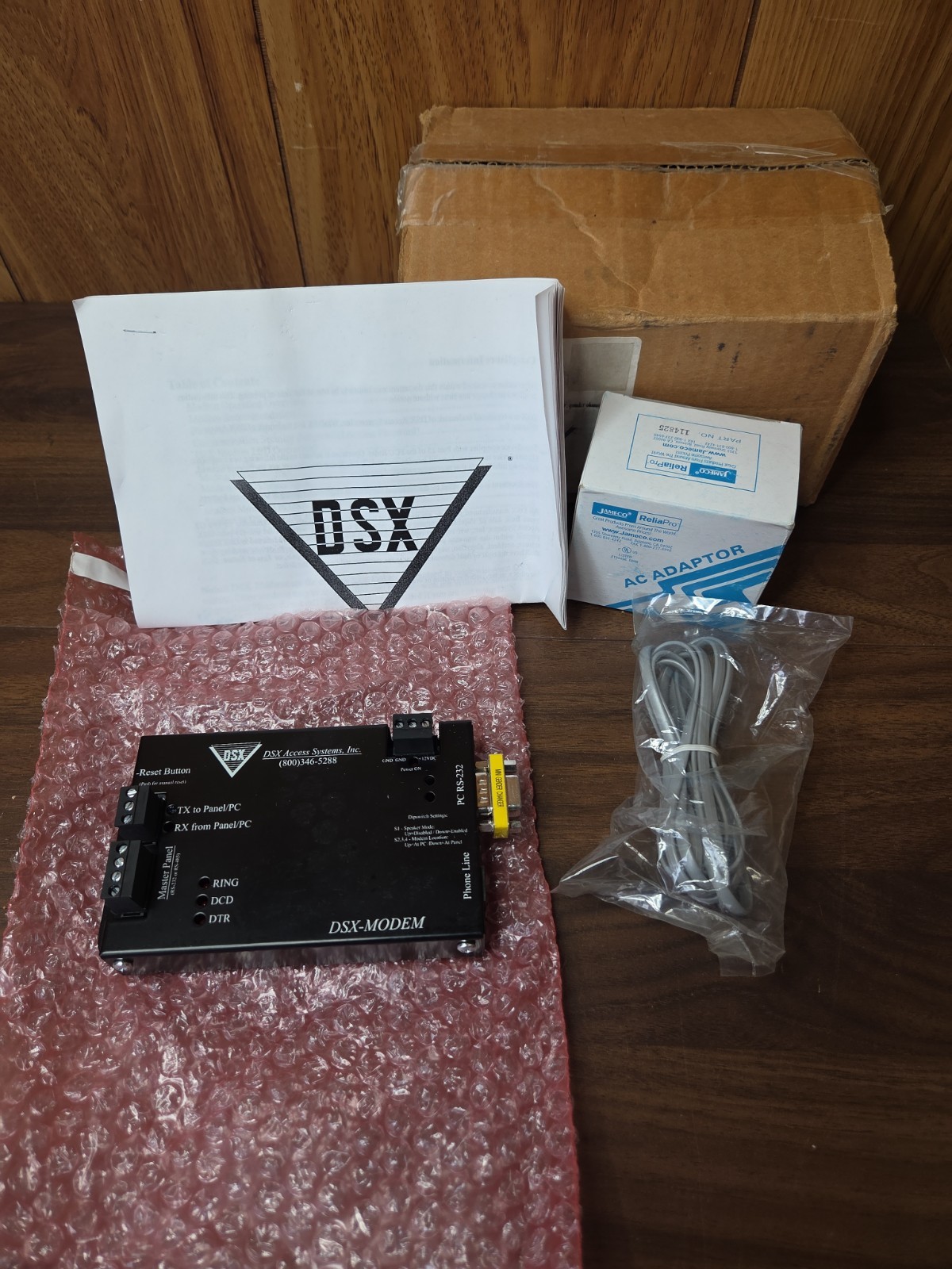 DSX Security System Access Control System Modem Kit DSX-MODEM New Open Box
