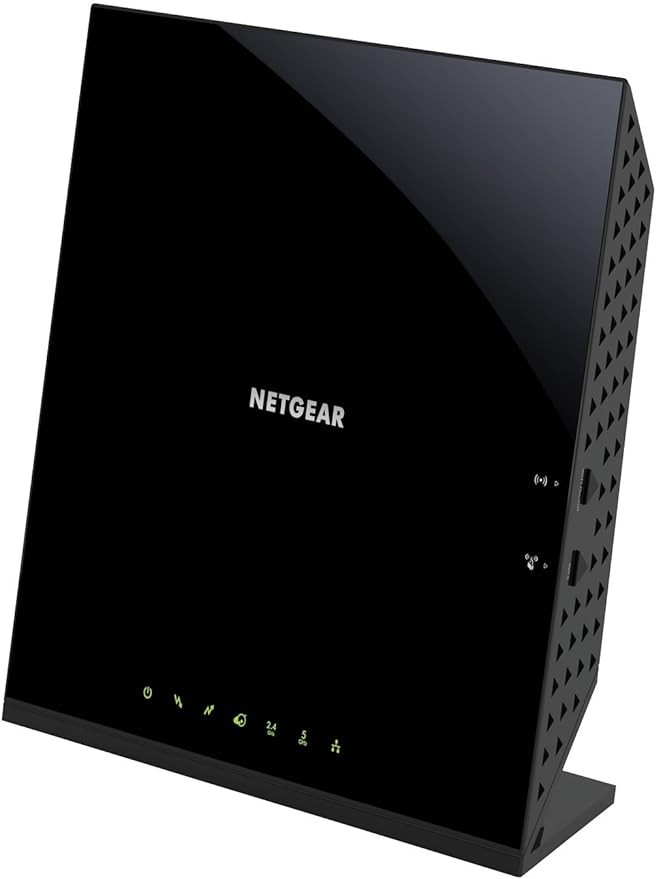 NETGEAR Cable Modem Router Combo C6250 – Dual Band, Compatible – Black
