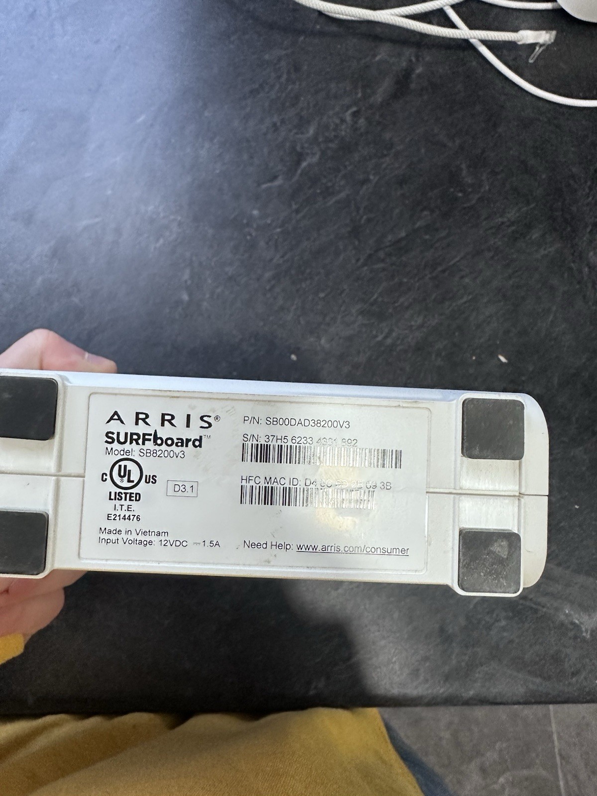 ARRIS SB8200 10 Gbps 2 Port Cable Modem