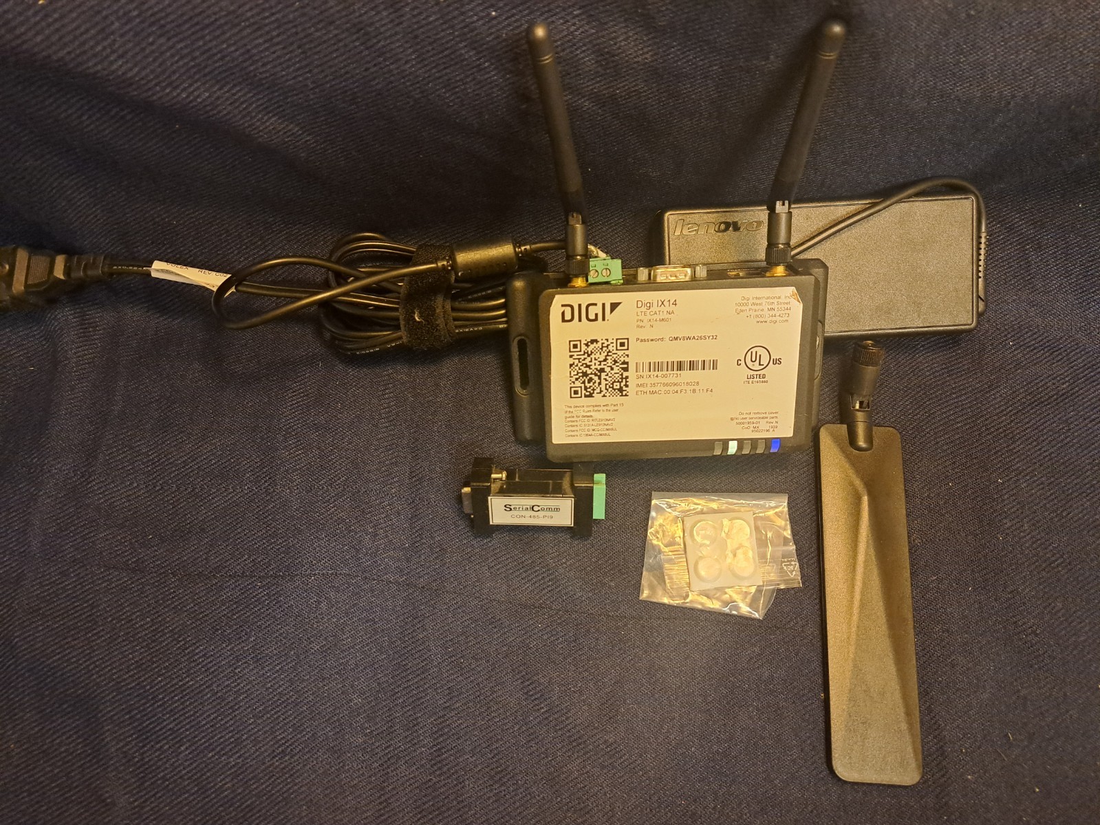 DIGI IX14-M601 Cellular Router 4G LTE Cat1 NA Ethernet RS232