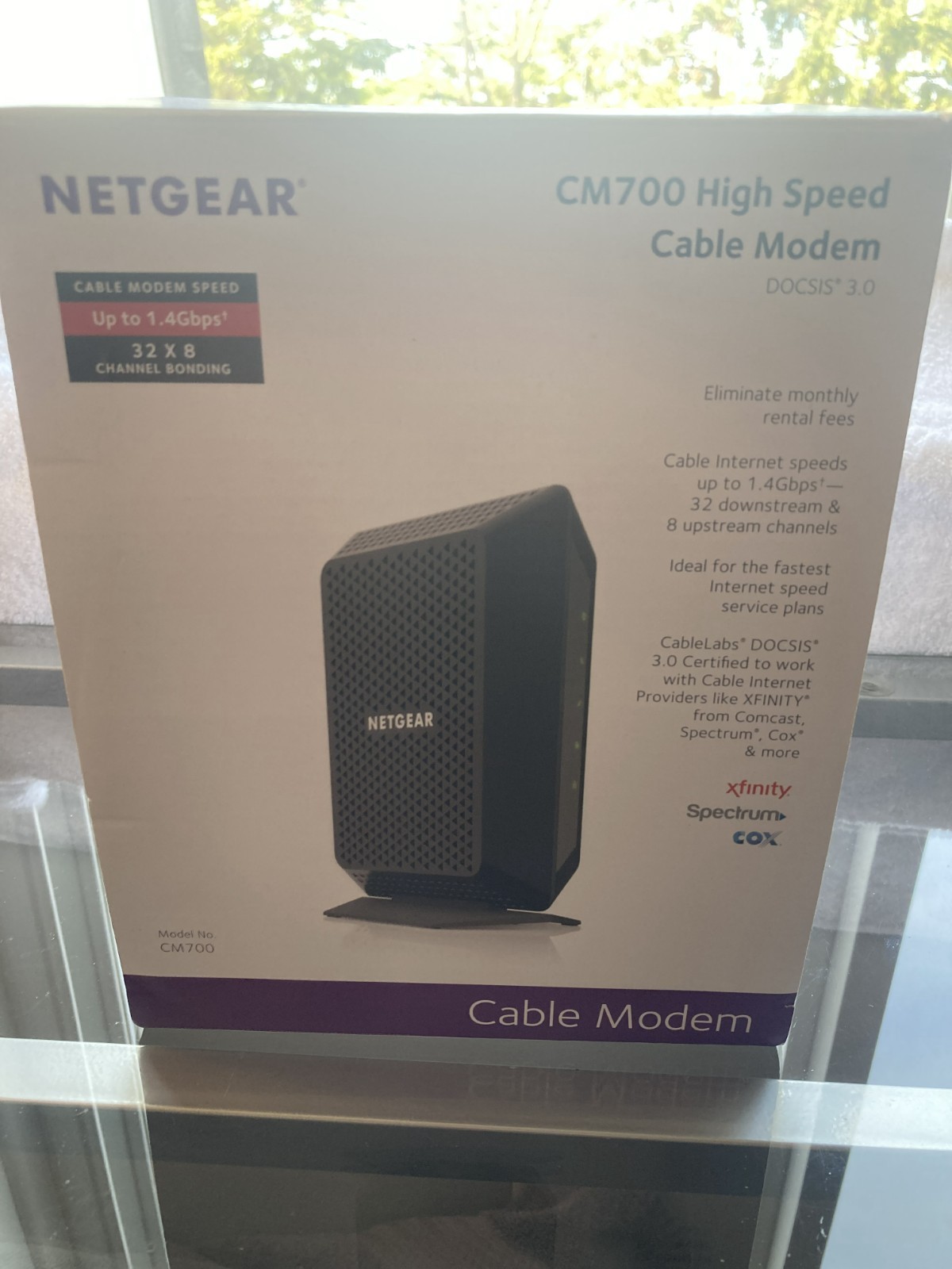 Netgear CM700 Cable Modem Wired High Speed 800Mbps DOCSIS 3.0 (Used)