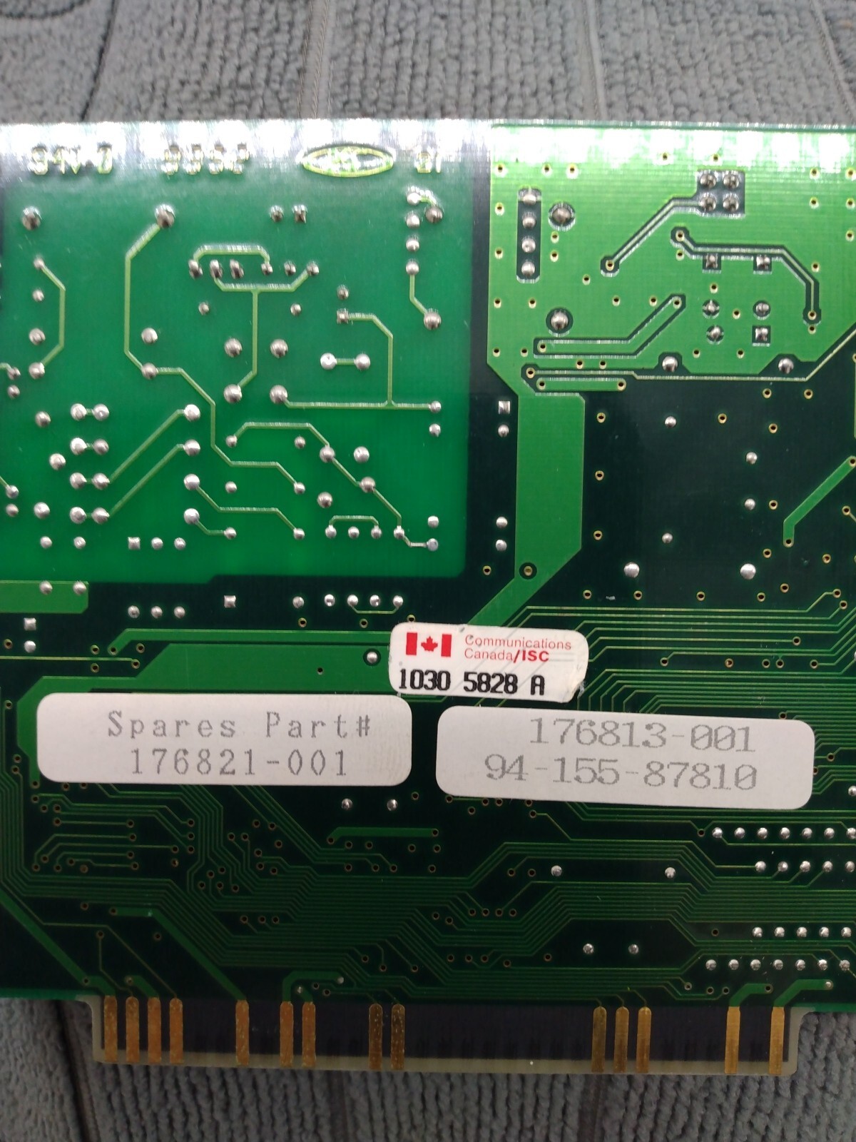 COMPAQ 176821-001 176813-001 ISA 14.4 INTERNAL MODEM F-1114HV/R2 KB3404-02
