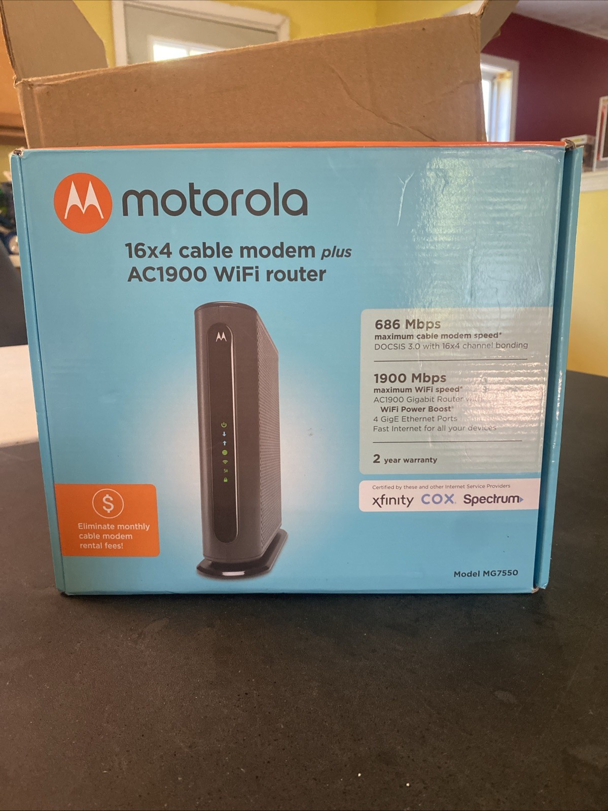 Motorola BG7550 16×4 Combo Dual Band High Speed Cable Modem WiFi Router