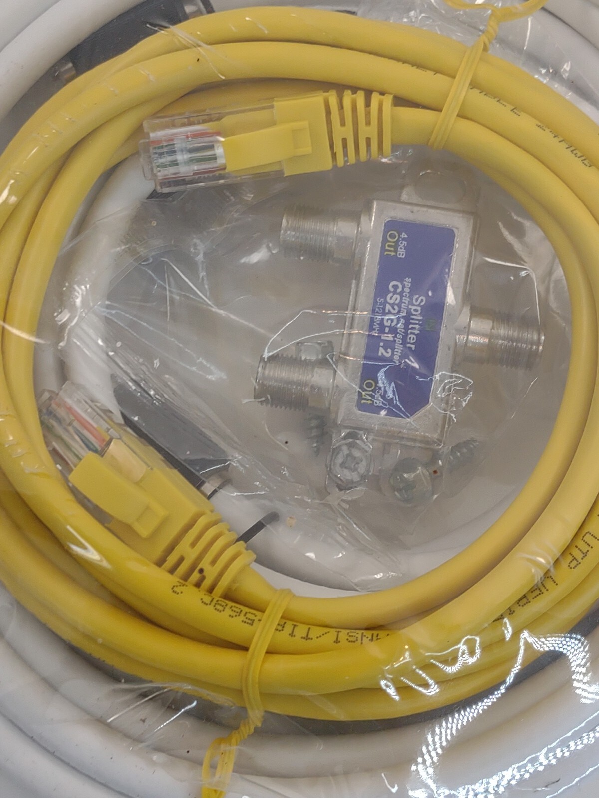 PPC 606211-PPC Kit 12ft 6ft Coax Jumper 7ft Cat 5e Jumper MFG#CH-SIK-DATA-02B