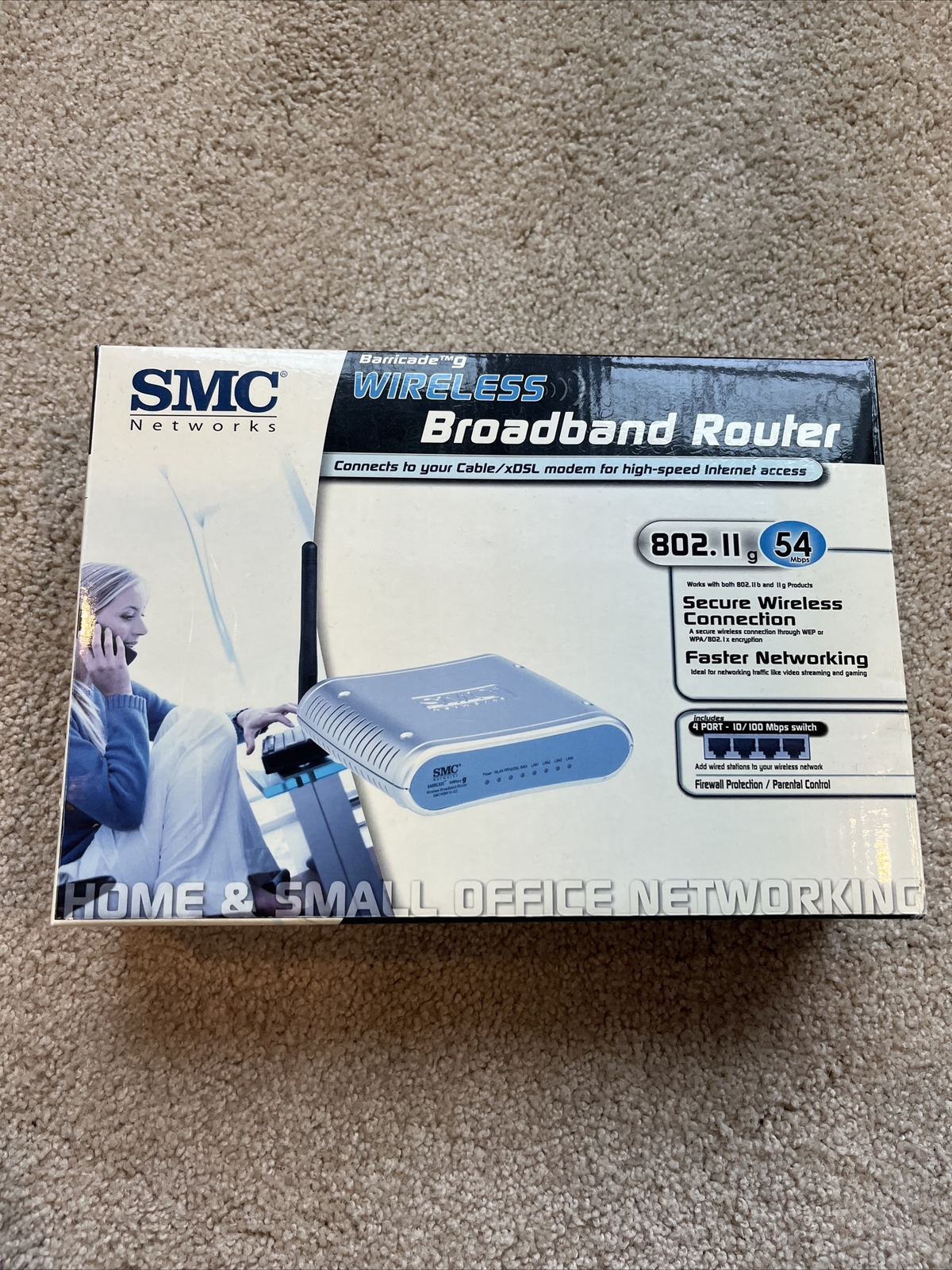 SMC Networks Barricade G 2.4GHz/54Mbps Wireless Cable/DSL Broadband Router