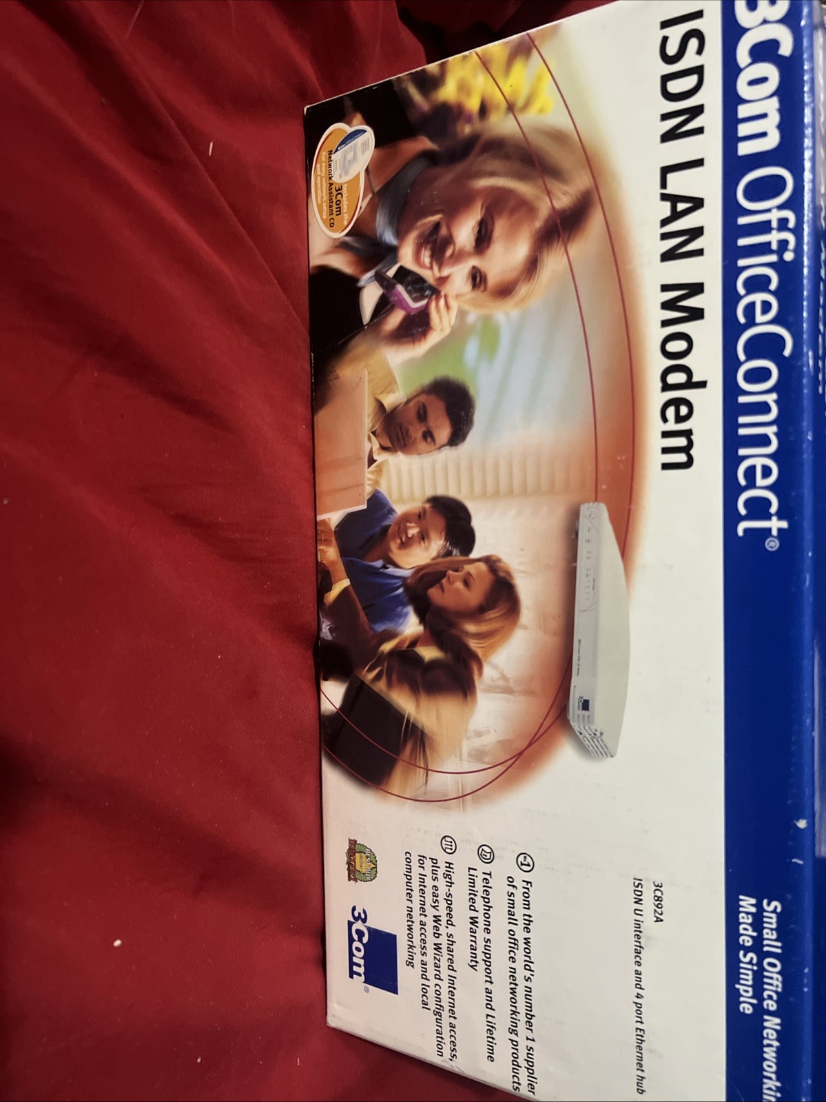 3Com OfficeConnect ISDN LAN Modem 3C892A – Open-Box Slightly Used , Complete Kit