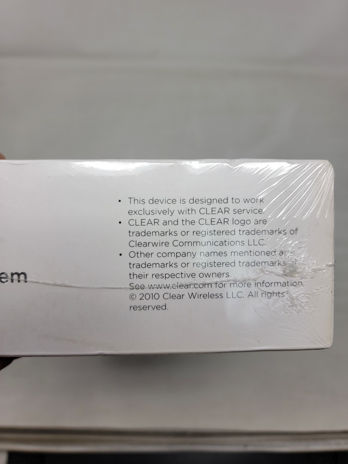 Clear WIXFBR-117 Wireless Home Internet Modem 802.11 b/g/n w/ Adapter