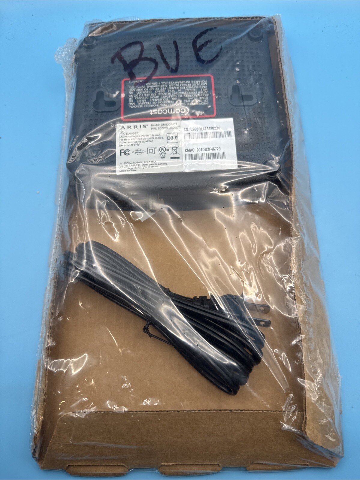 ARRIS CM820A/CT DOCSIS 3.0 Cable Modem