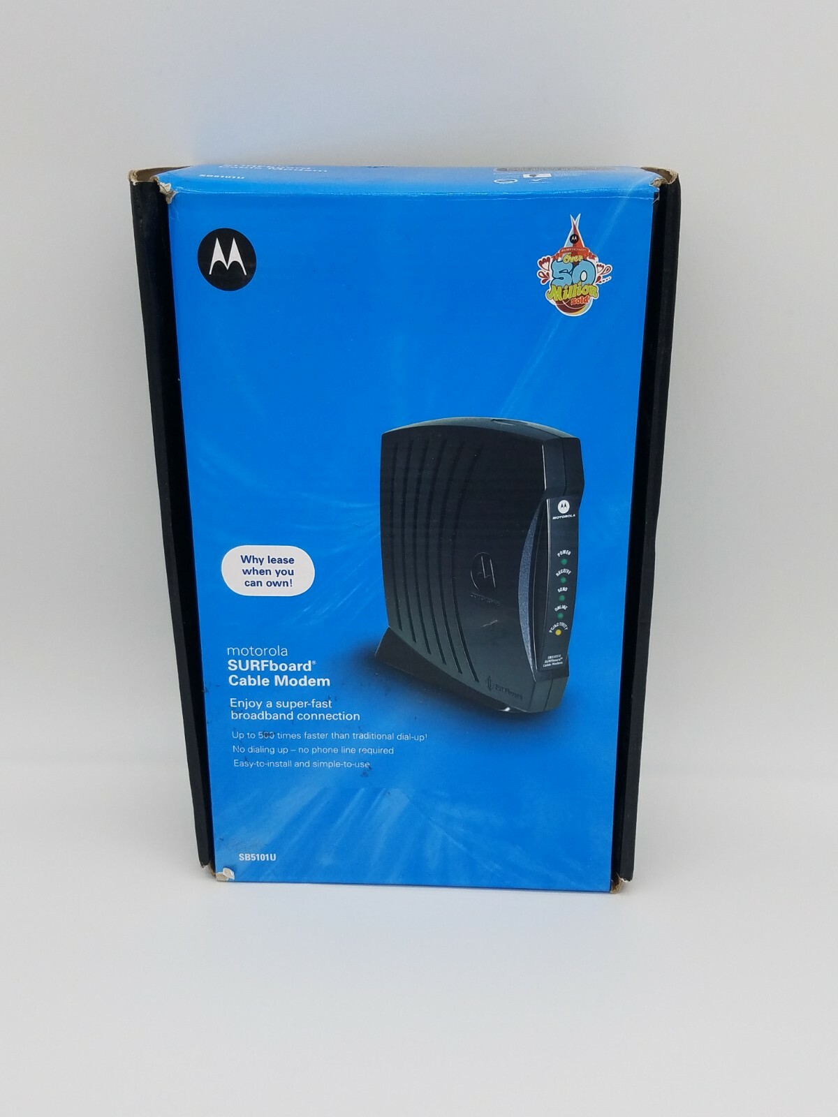 Open Box Motorola SURFboard SB5101u Cable Modem W/ Power Cord And Ethernet Cable