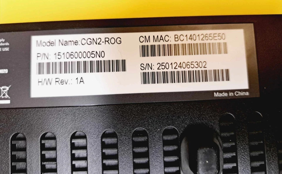 🔥 HITRON CGN2-ROG ROGERS DOCSIS 3.0-COMPLIANT CABLE MODEM WIRELESS GATEWAY WIFI