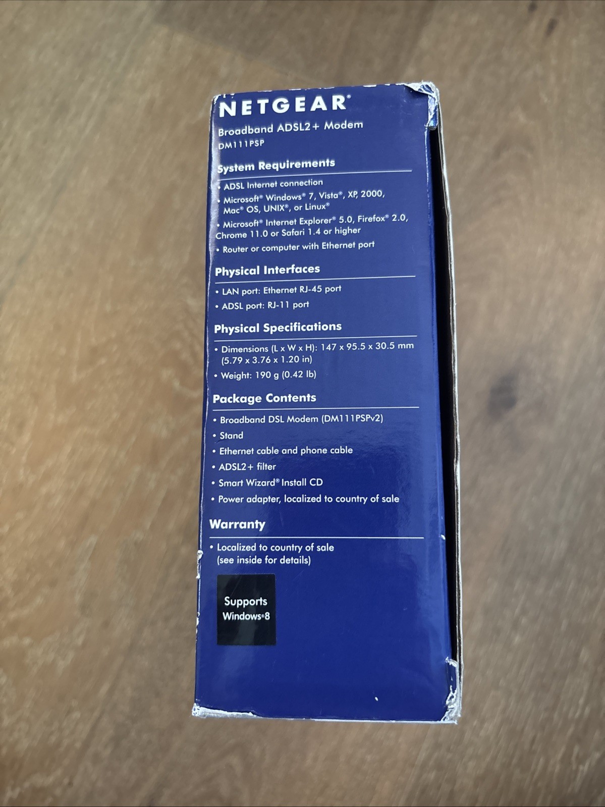 Netgear DSL Broadband , DM111PSP, ADSL2+ Modem All Cords And Installation Guide
