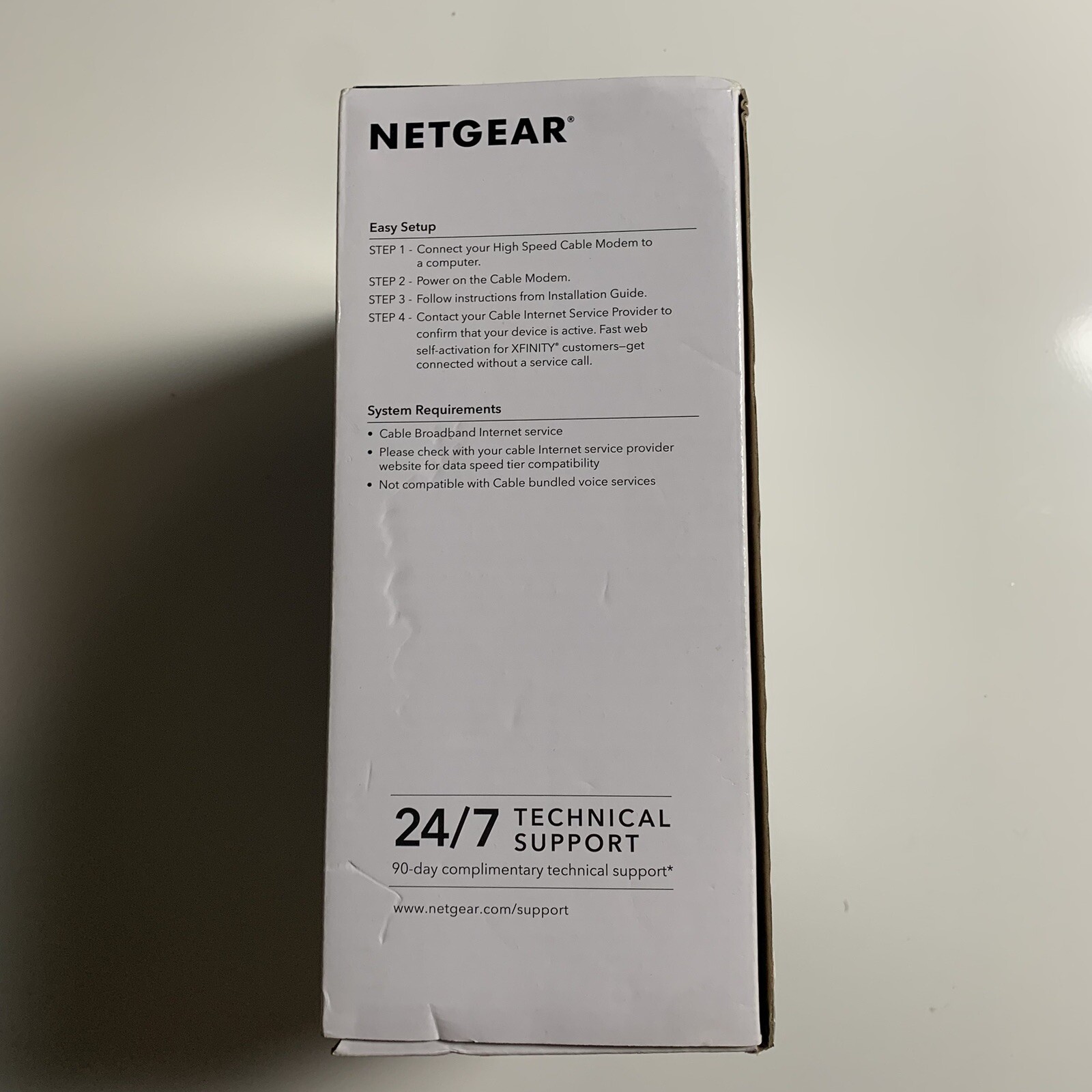 NETGEAR Cm500-1aznas 16×4 DOCSIS 3.0 Cable Modem Max Download Speeds of 680mbps