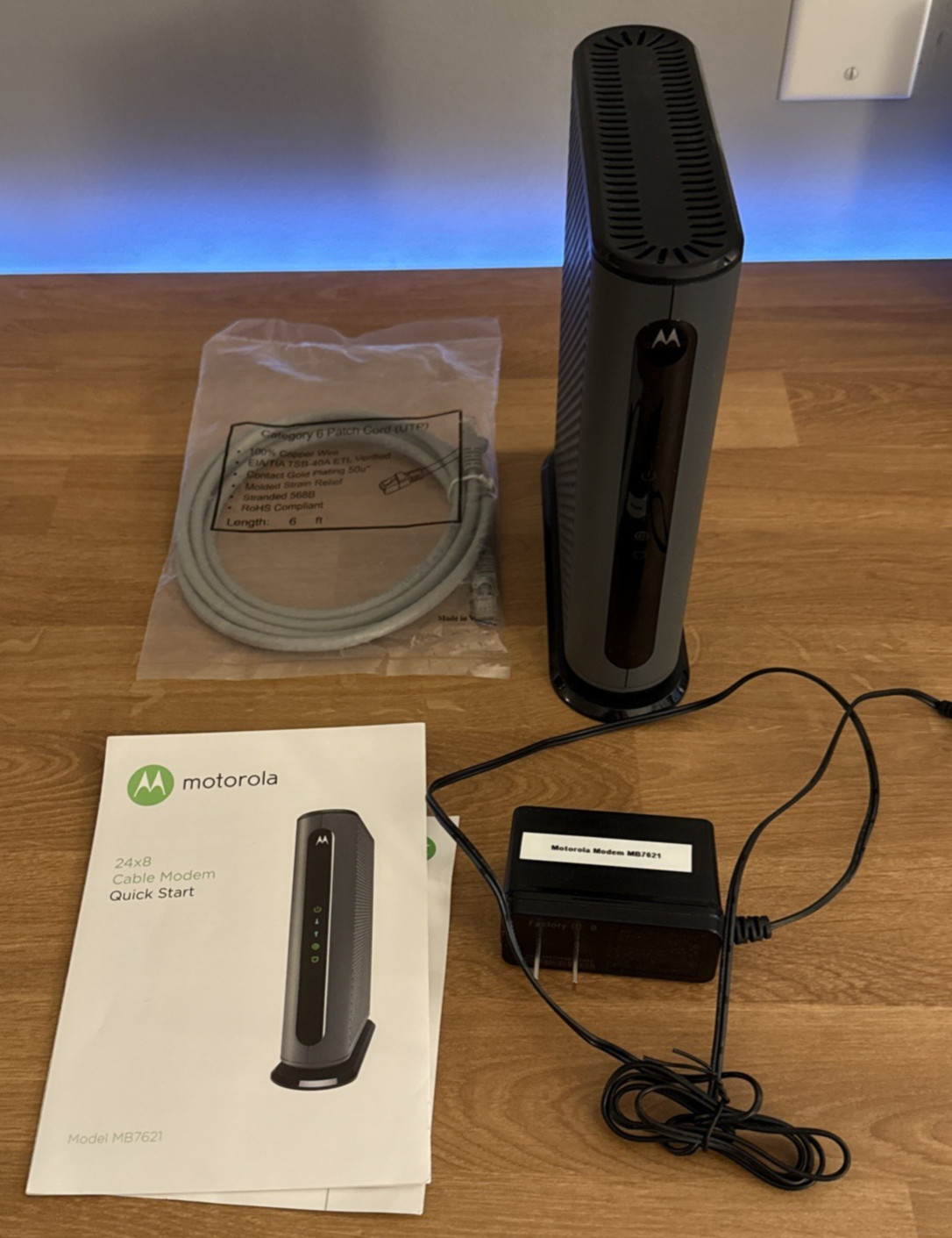 Motorola MB7621 DOCSIS 3.0 Cable Modem (1000 Mbps)