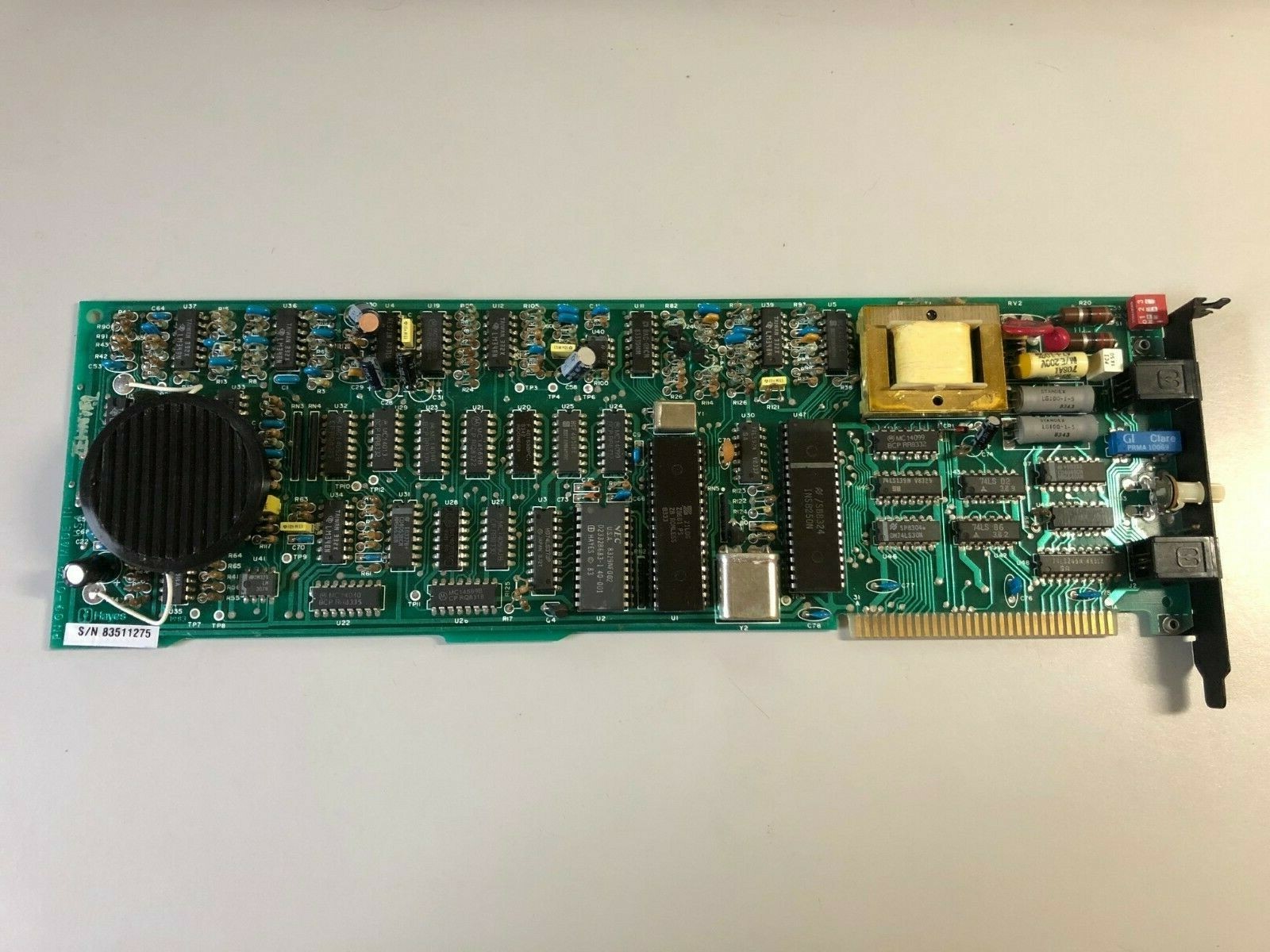 HAYES 1200 B SMART MODEM 8 BIT ISA 09-0172