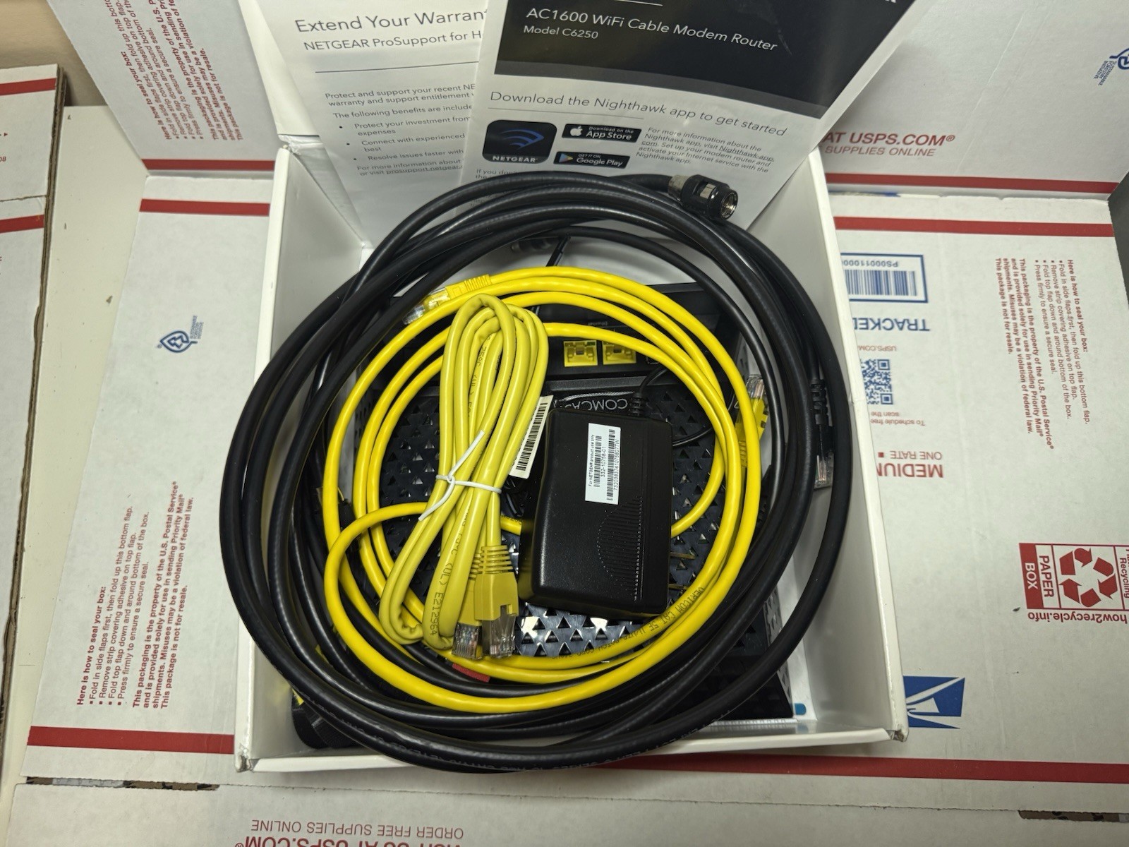 NETGEAR Cable Modem WiFi Router Combo C6250 – AC1600 WiFi speed DOCSIS 3.0