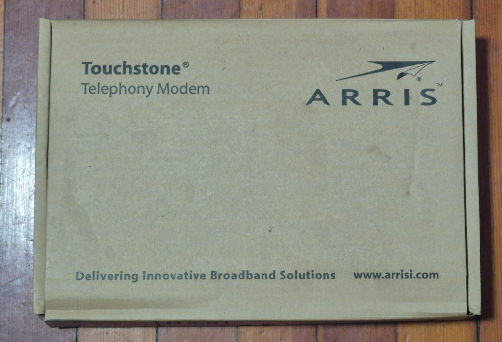 ARRIS Touchstone TM822G DOCSIS 3.0 8×4 Telephony Modem – Black