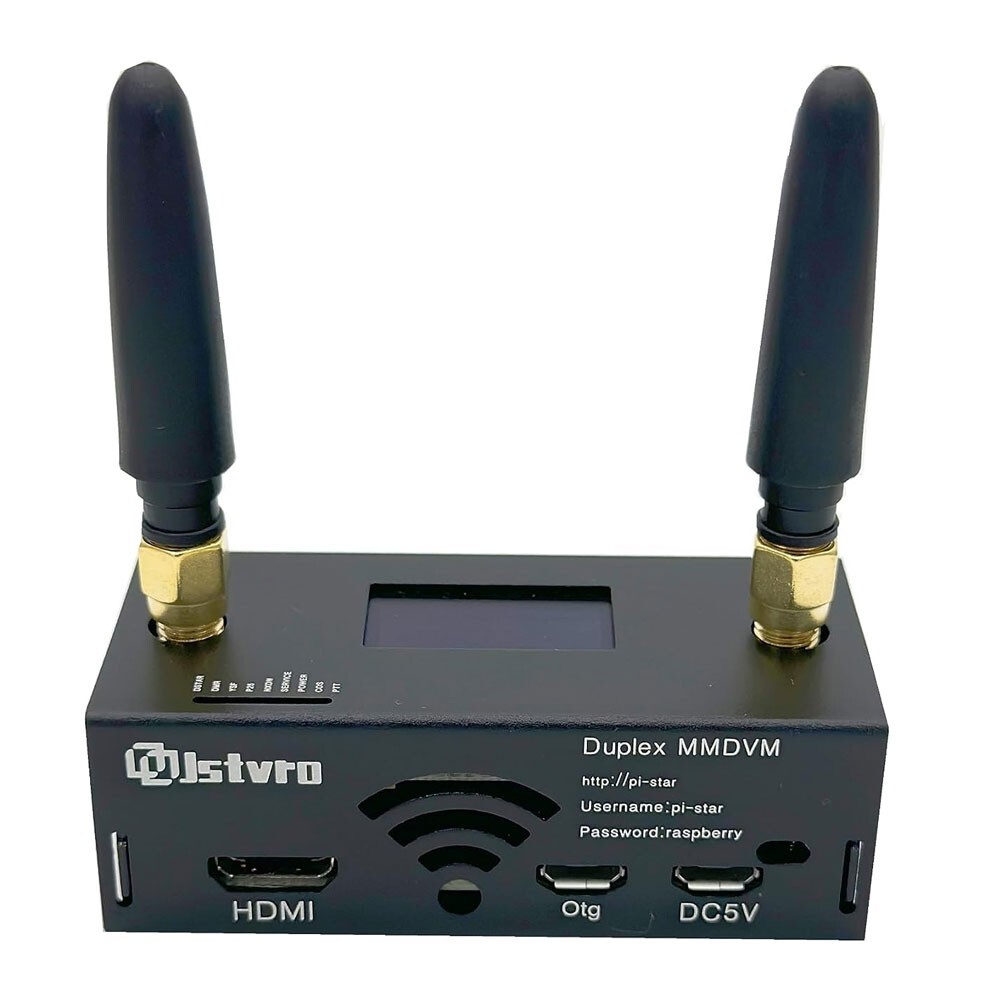 Duplex MMDVM Hotspot Station WiFi Digital Voice Modem P25 DMR w/Antenna+8G Card
