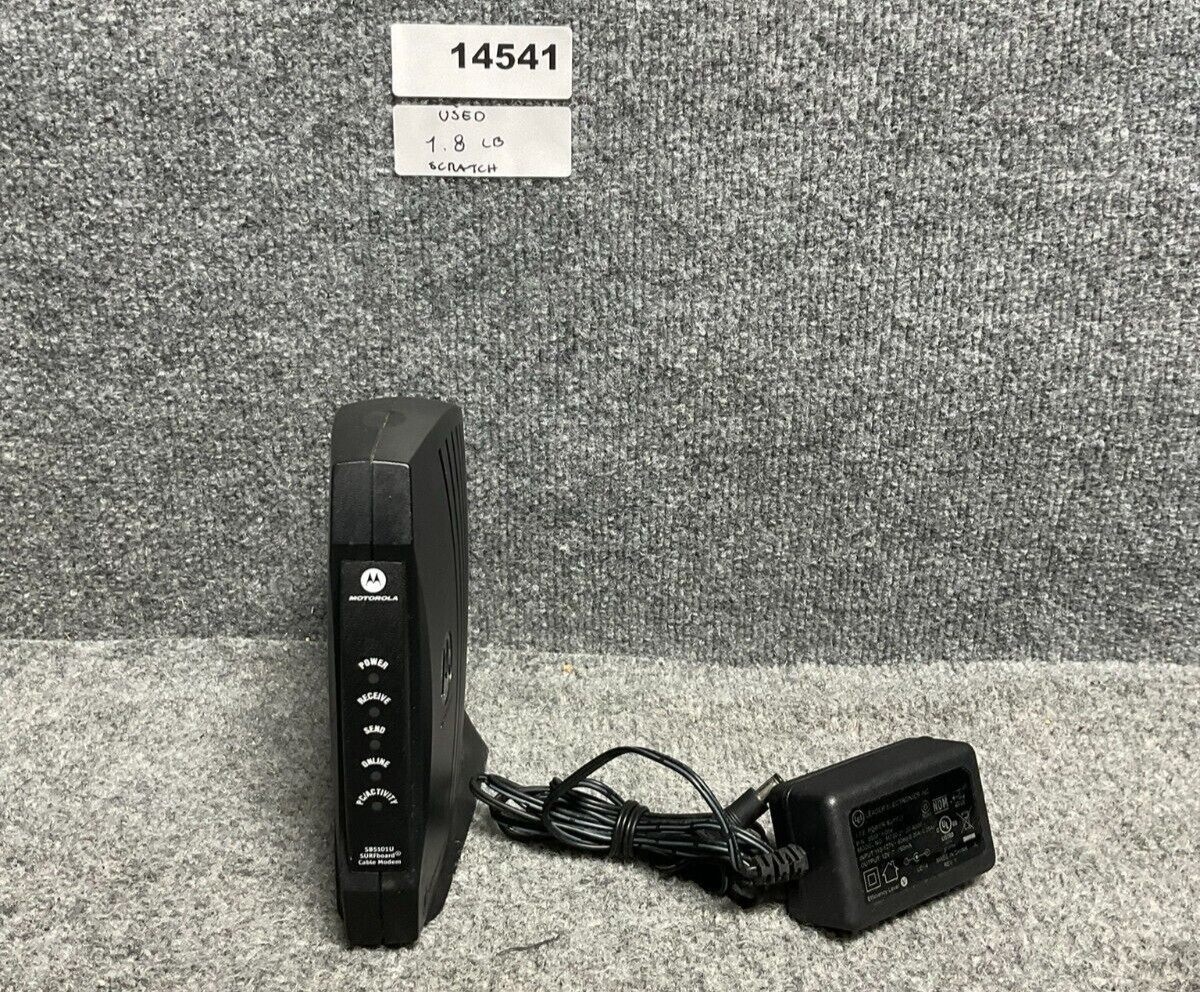 Motorola SB5101U Surfboard DOCSIS 2.0 Cable Modem 10/100 Ethernet Used