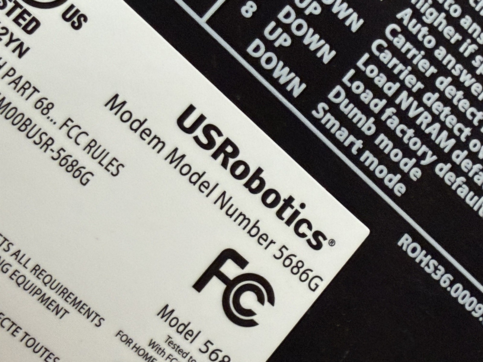 USRobotics USR 5686G 56K V92 Modem | Open Box, Never Used (No Original Box)