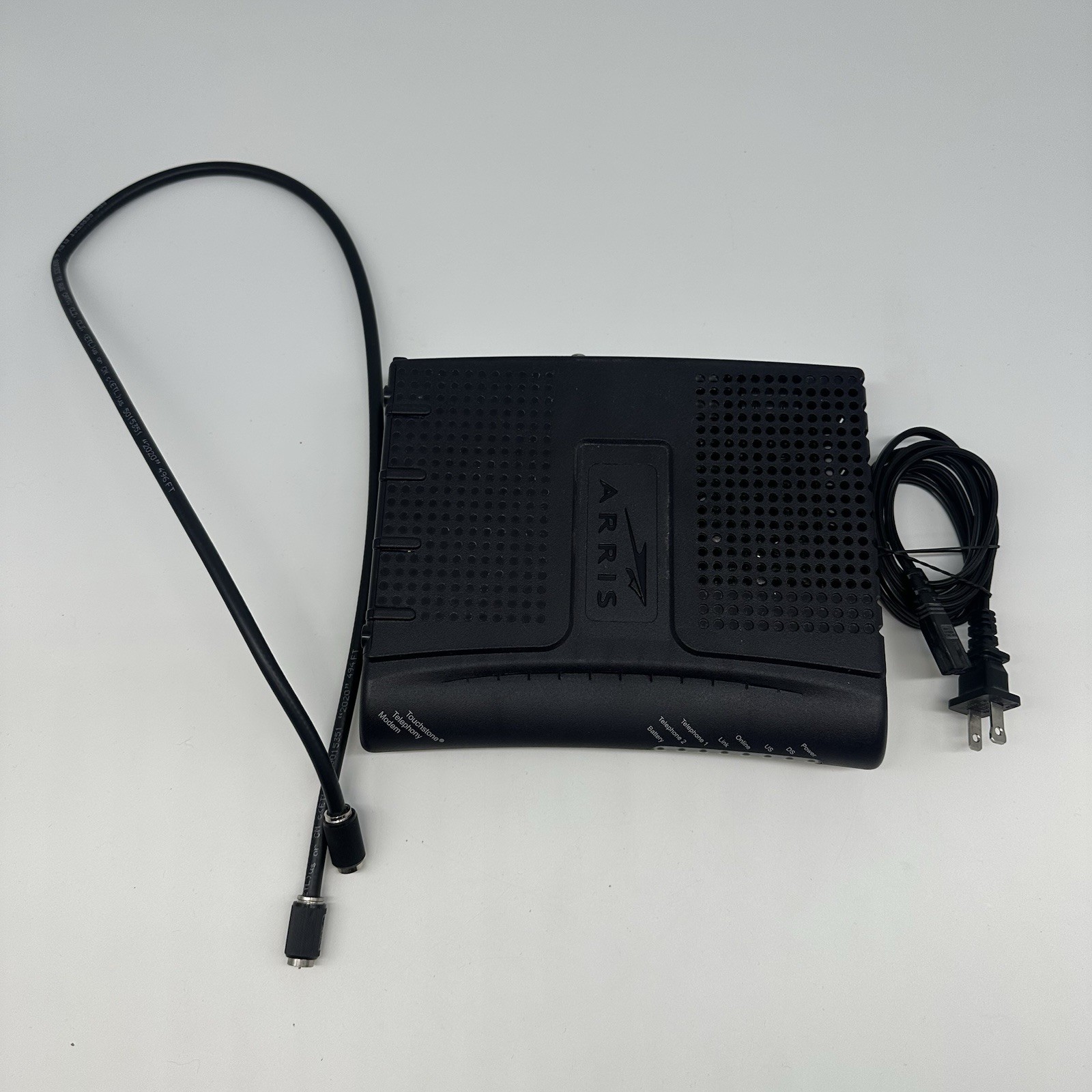 Arris TM604G/CT Cable Modem Internet & Telephone with power cord Tested