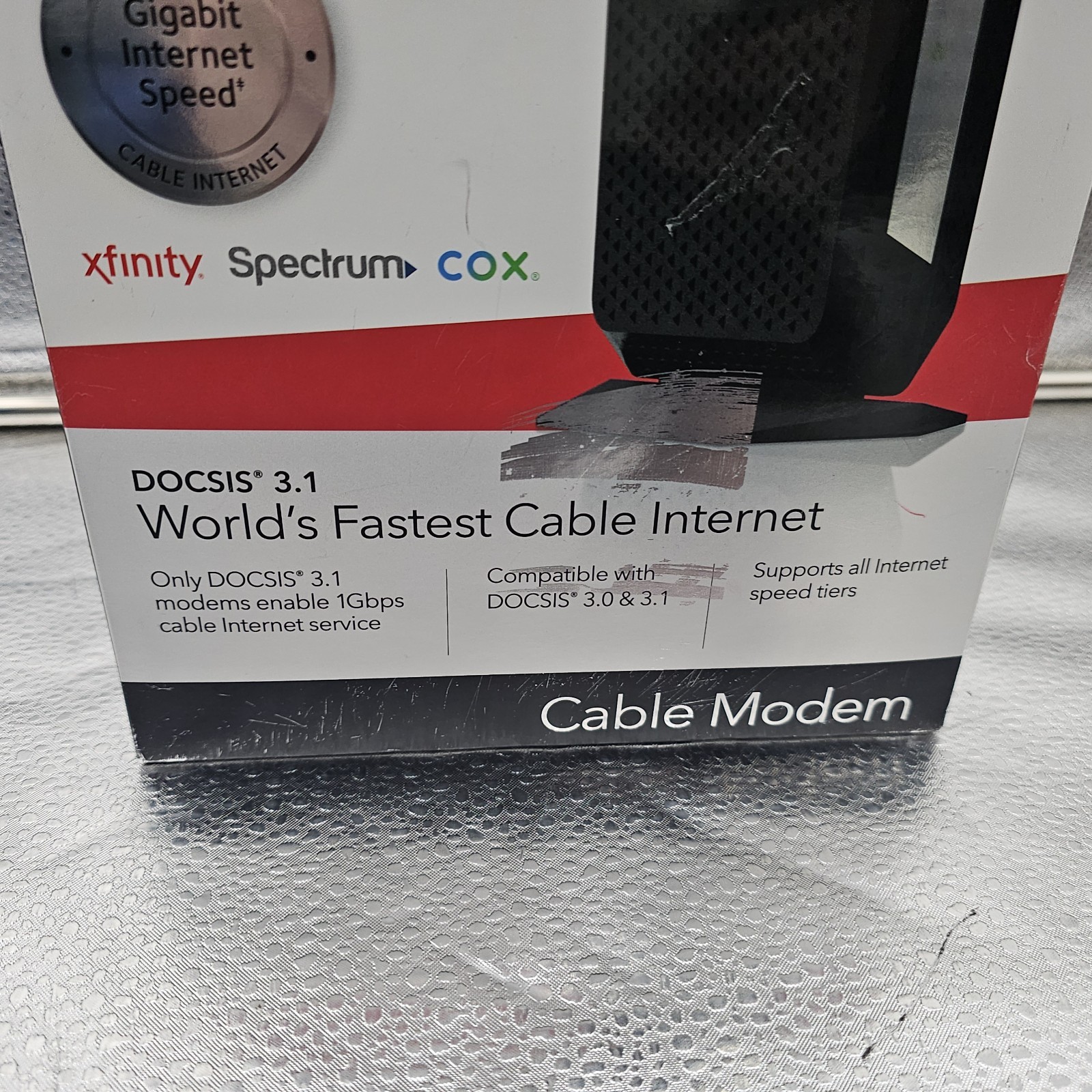 Netgear CM1000v2 DOCSIS 3.1 Ultra High Speed Cable Modem Router | Tested