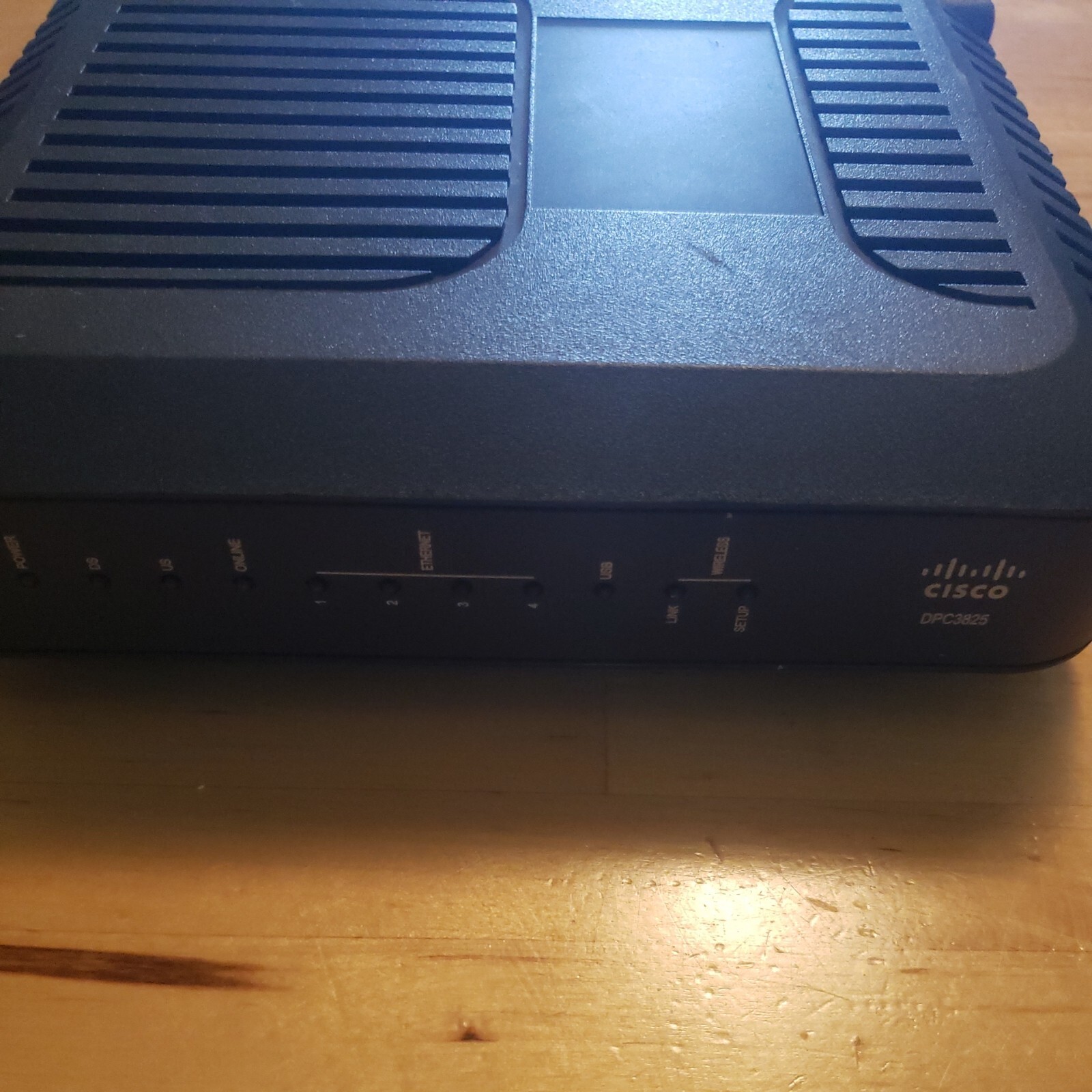 Cisco DPC3825 4 Port DOCSIS 3.0 Gateway LAN Wireless Modem Router w/ Adapter