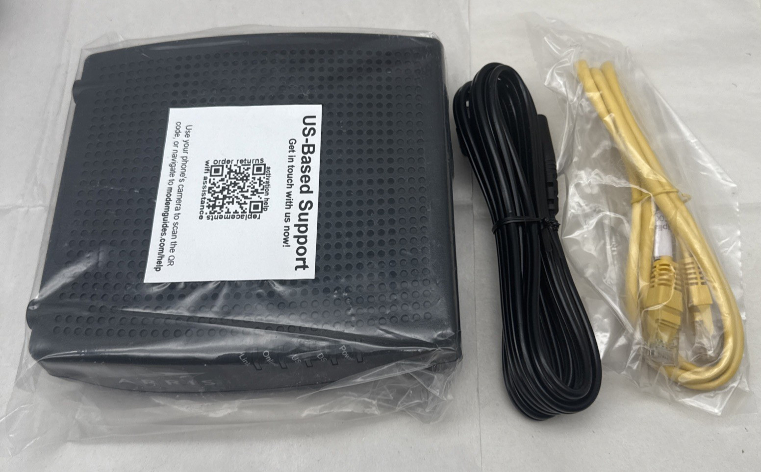 ARRIS CM820A Cable Modem DOCSIS 3.0 Latest Version- 1 Step Activation Black READ