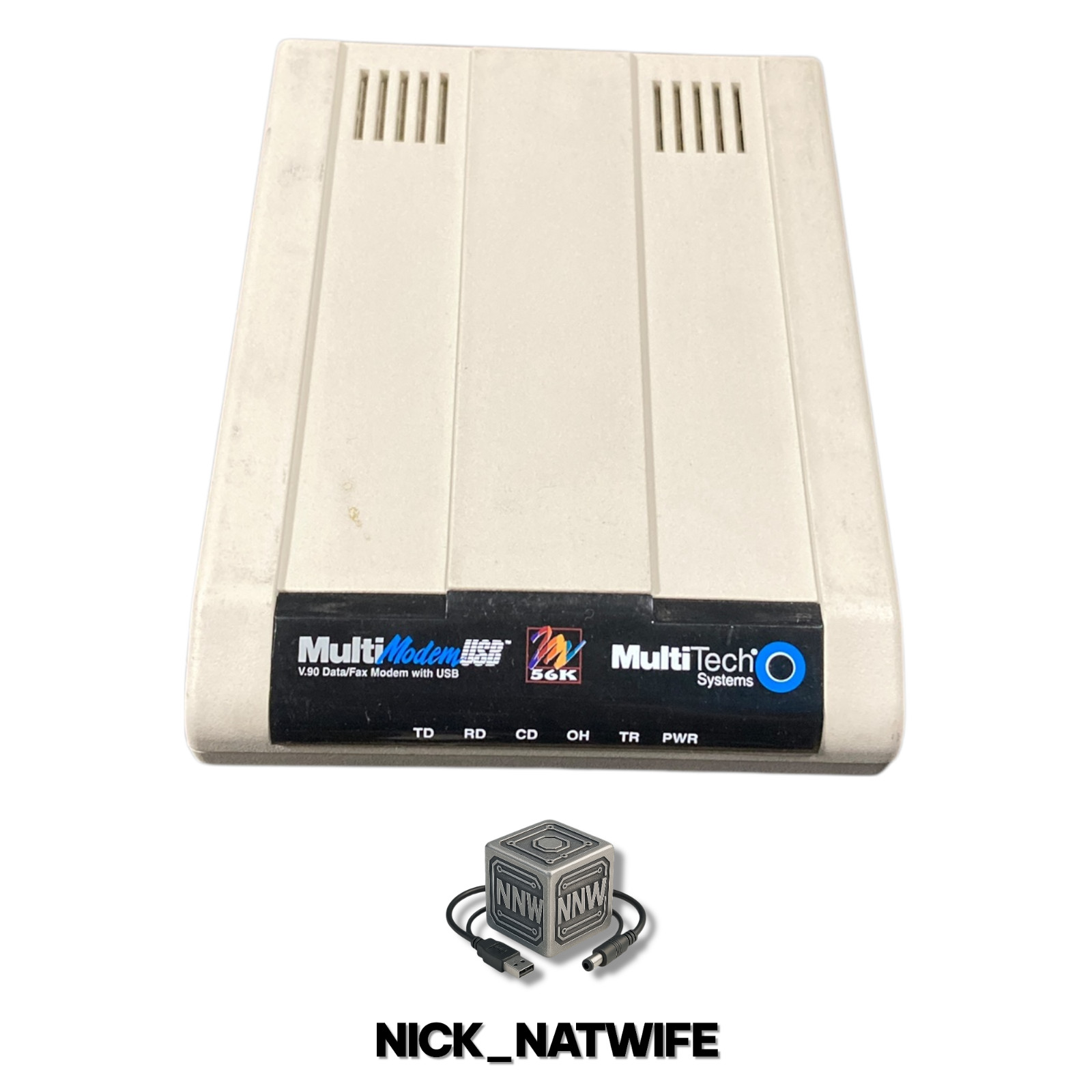 MultiTech MultiModem MT5634ZBA-USB-V92 56K USB Data Fax Modem