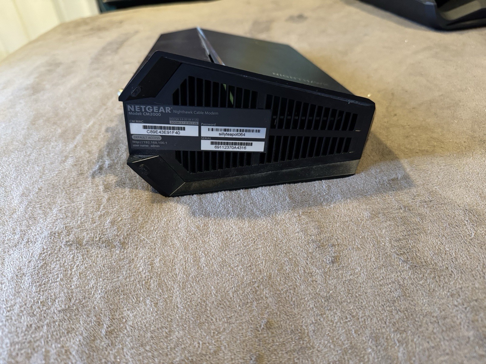 Netgear Nighthawk CM2000 Cable Modem
