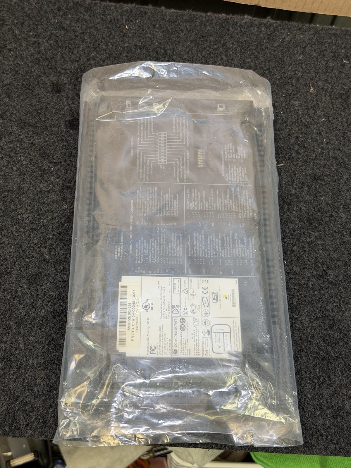 US Robotics 3453C 56k External Faxmodem Modem USR 64-003453-02R (No Packaging)