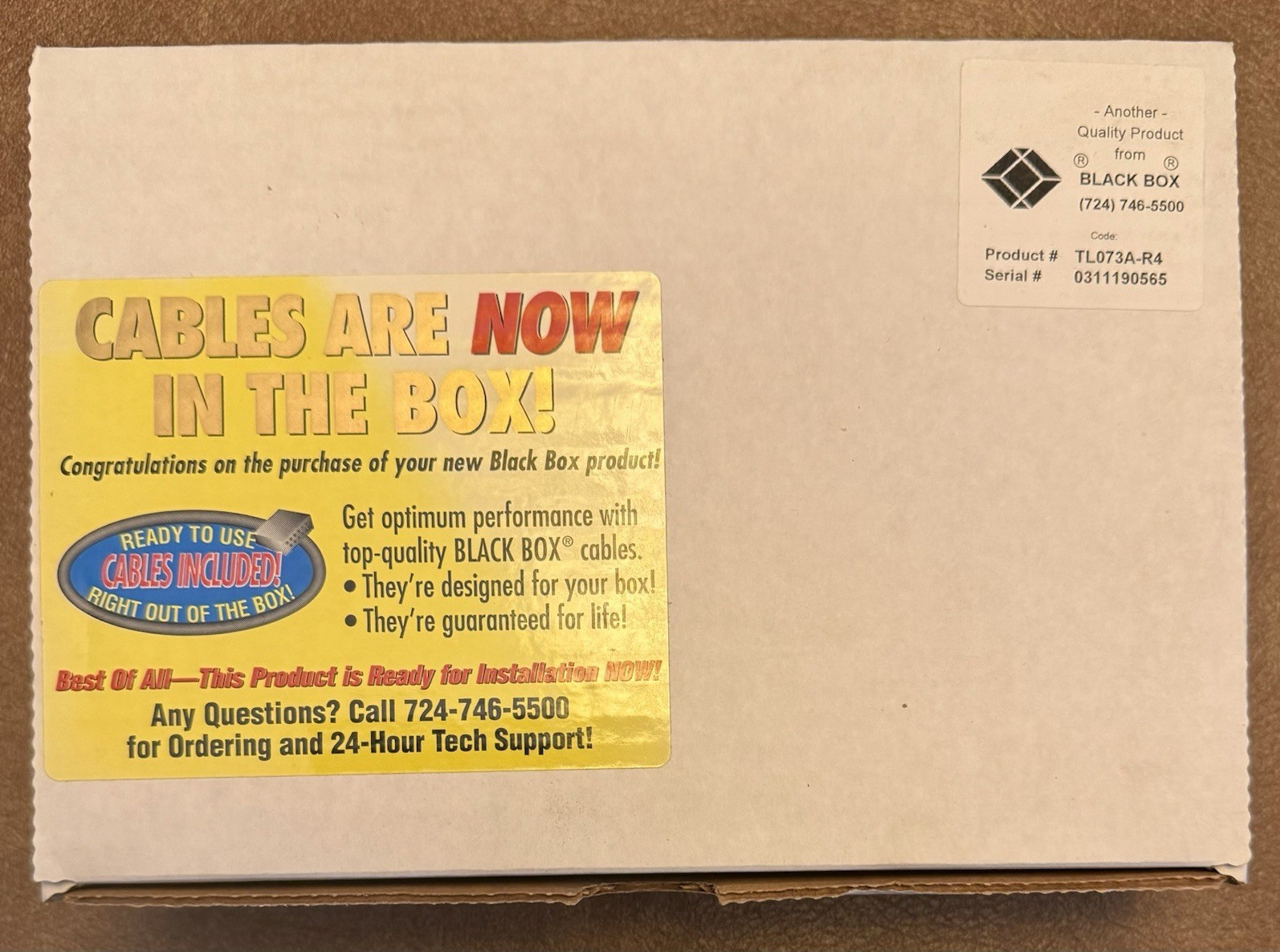 Black Box TL073A-R4 RS-232-C Modem Splitter DB25 Female Multi-Port