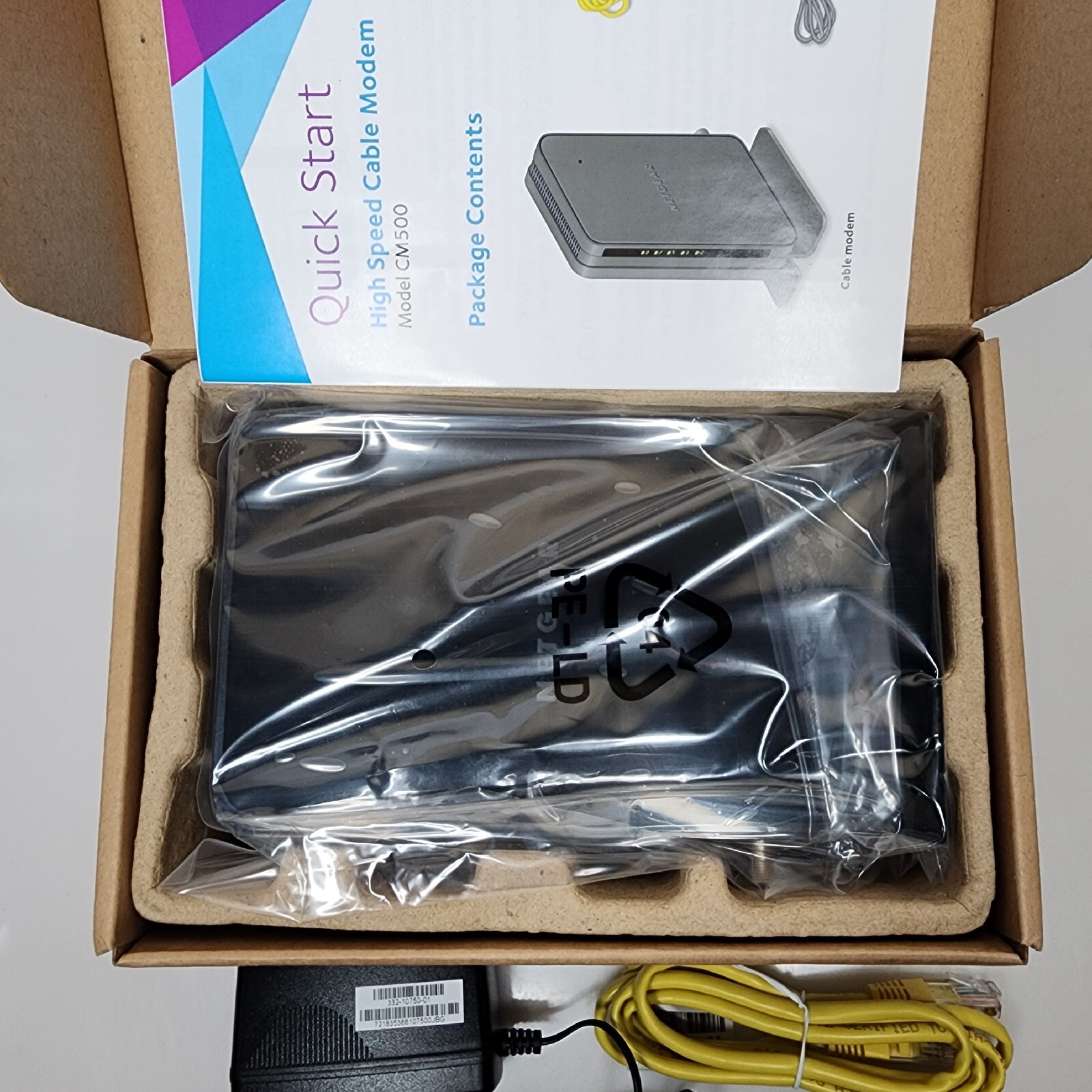 NETGEAR CM500-1AZNAS 16×4 DOCSIS 3.0 Cable Modem – New Open Box