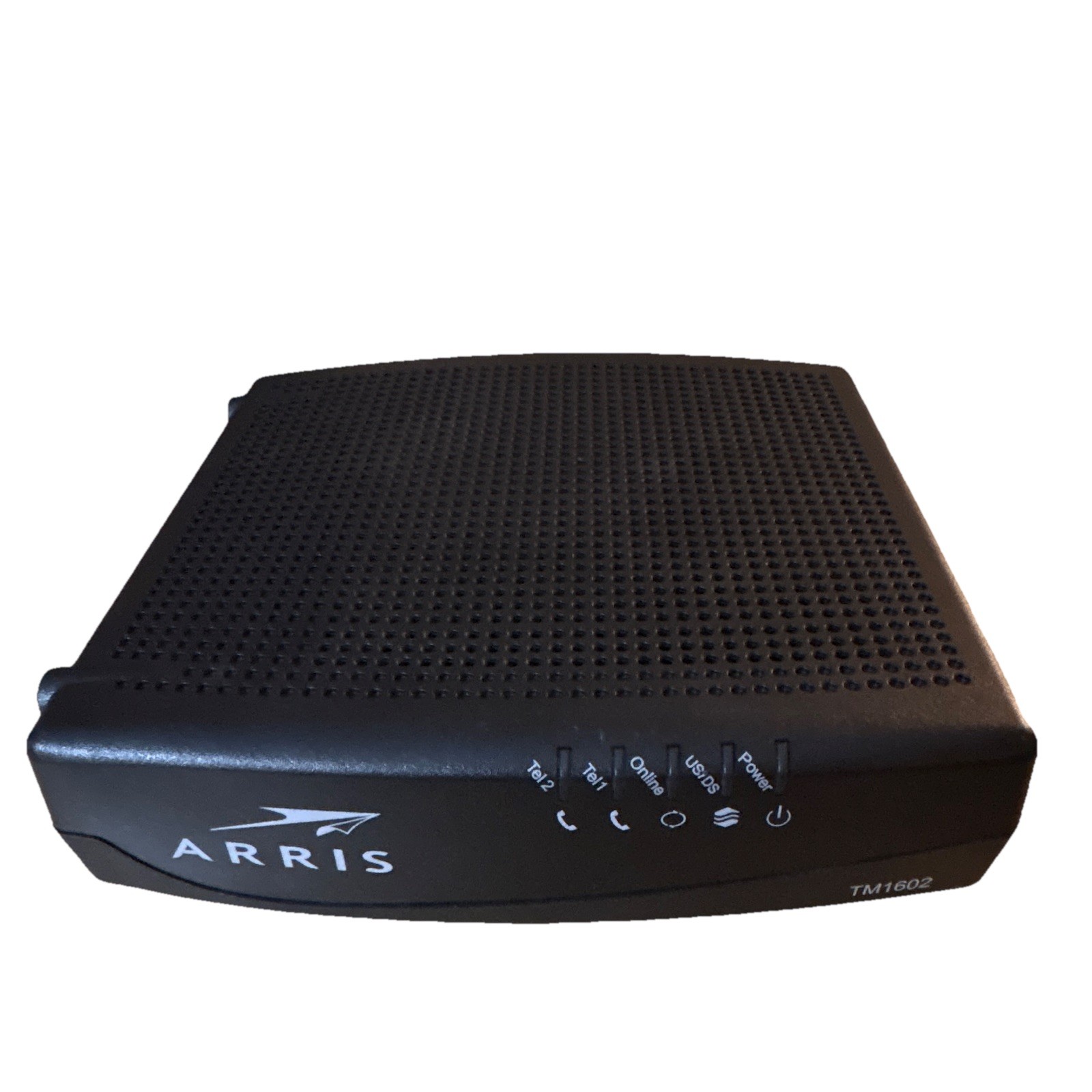 ARRIS TM1602A DOCSIS 3.0 Cable Modem Ethernet Coaxial w/ Power Cord