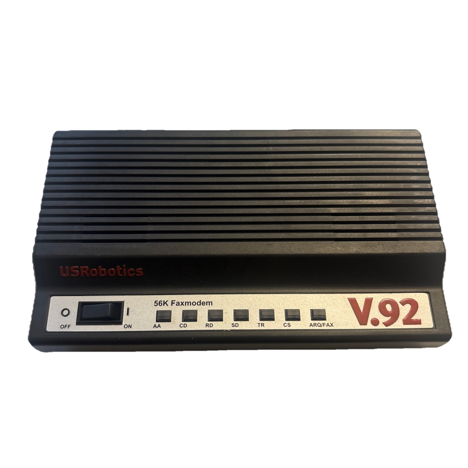 LOT OF (2) Us Robotics Black 56 k Modem Model # 5686 V.92 VTG RARE -2006 W/ Box