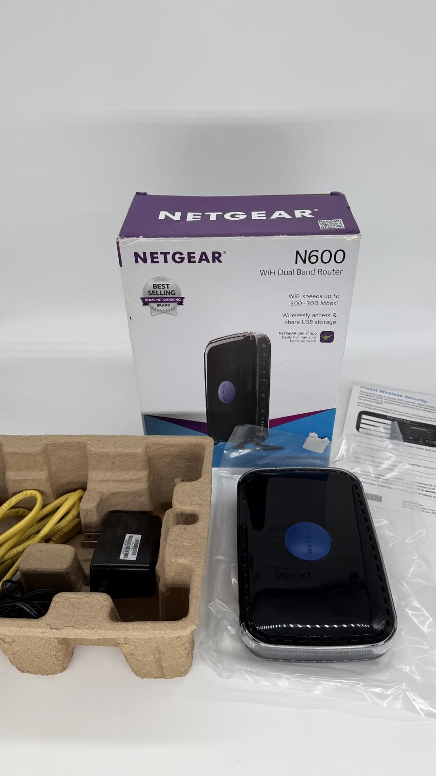 NETGEAR N600 Wireless Dual Band Wi-Fi Router (WNDR3400v3)