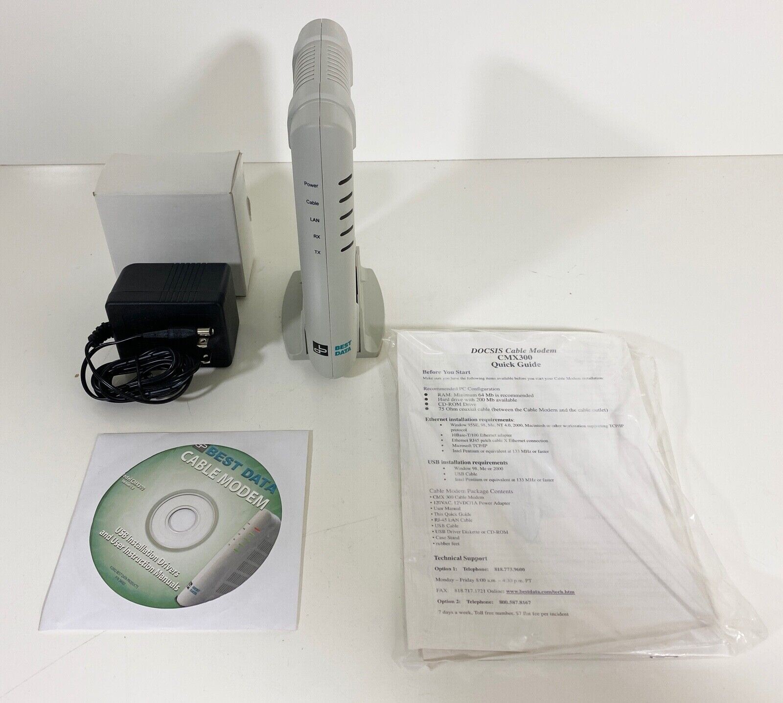 Smart One CMX300 Cable Modem (OPEN BOX BRAND NEW)