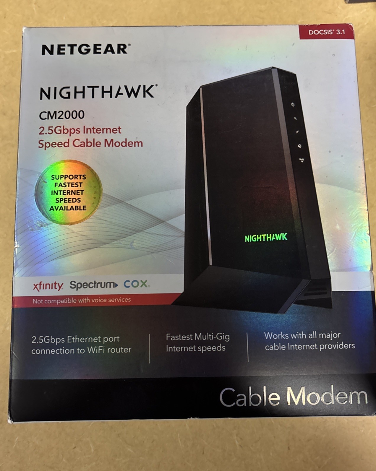 Netgear Nighthawk Multi-Gig 2.5Gbps Cable Modem