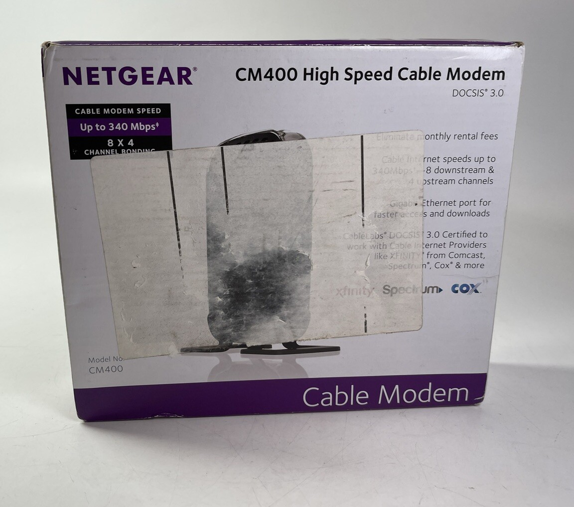 Netgear CM400 Docsis 3.0 Cable Modem New Open Box