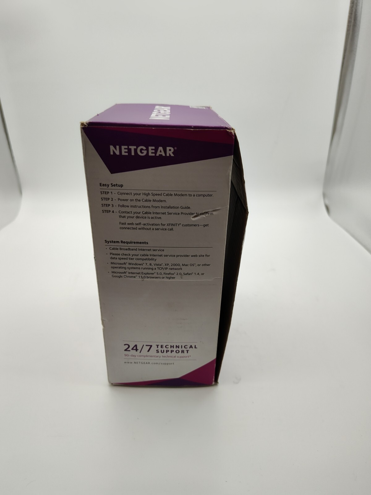 NETGEAR CM500-1aznas 16×4 DOCSIS 3.0 Cable Modem Max Download Speeds of 686 MBPS