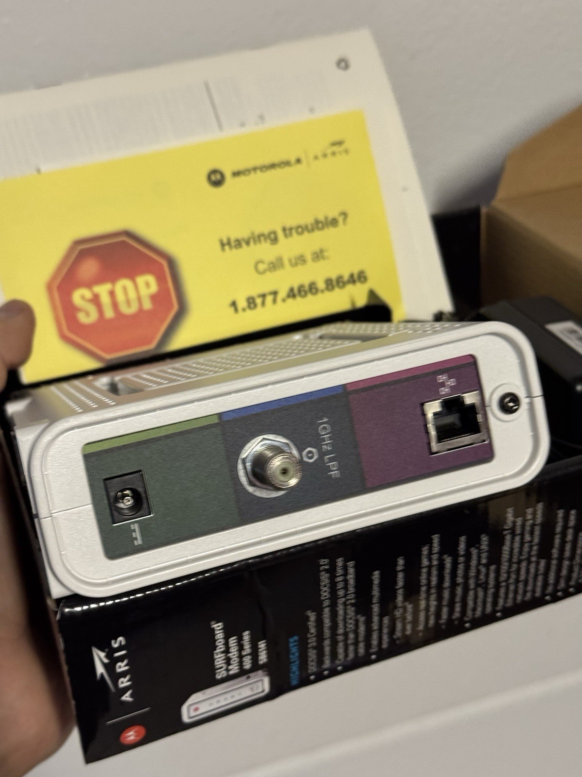 ARRIS / Motorola SurfBoard SB6141 DOCSIS 3.0 Cable Modem