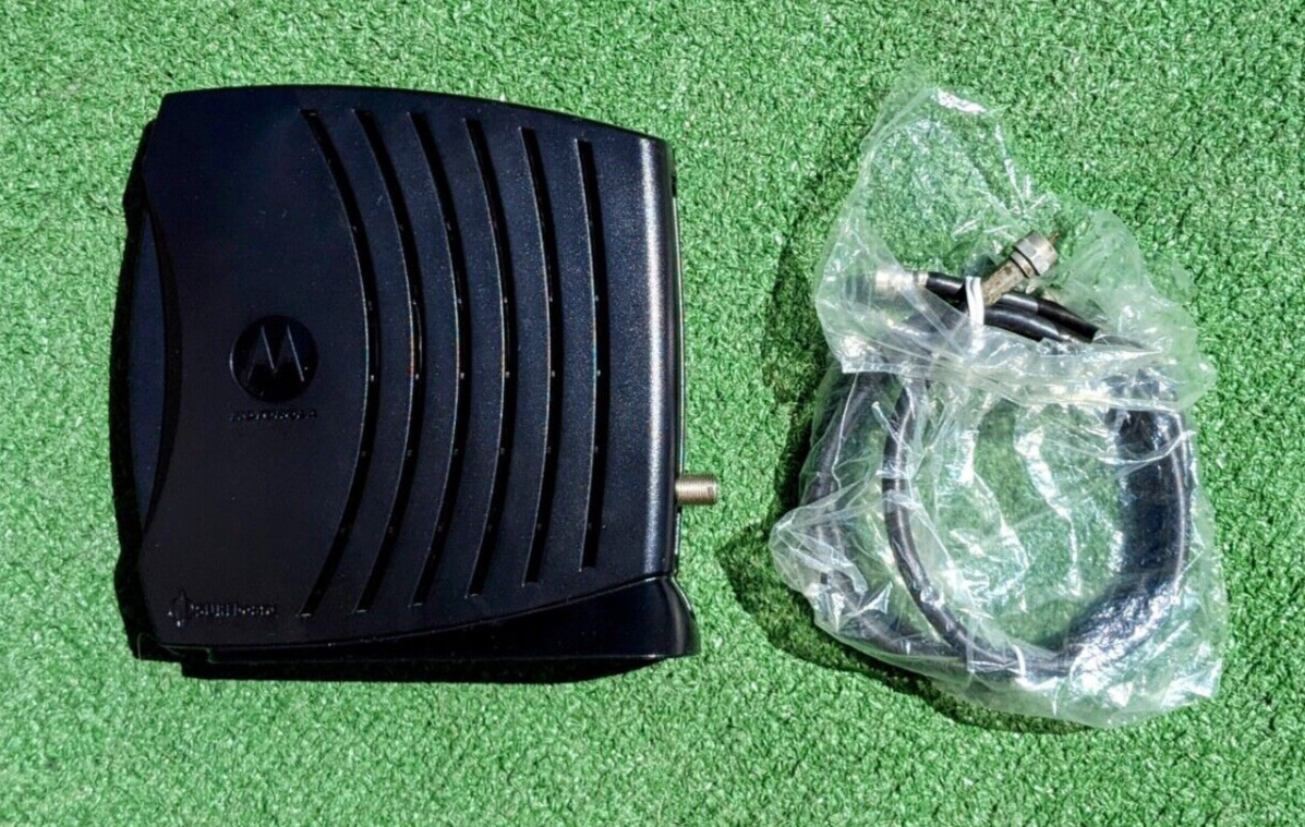 Motorola SB5101N Surfboard Internet Cable Modem-NO Power Cable Tested Works EUC