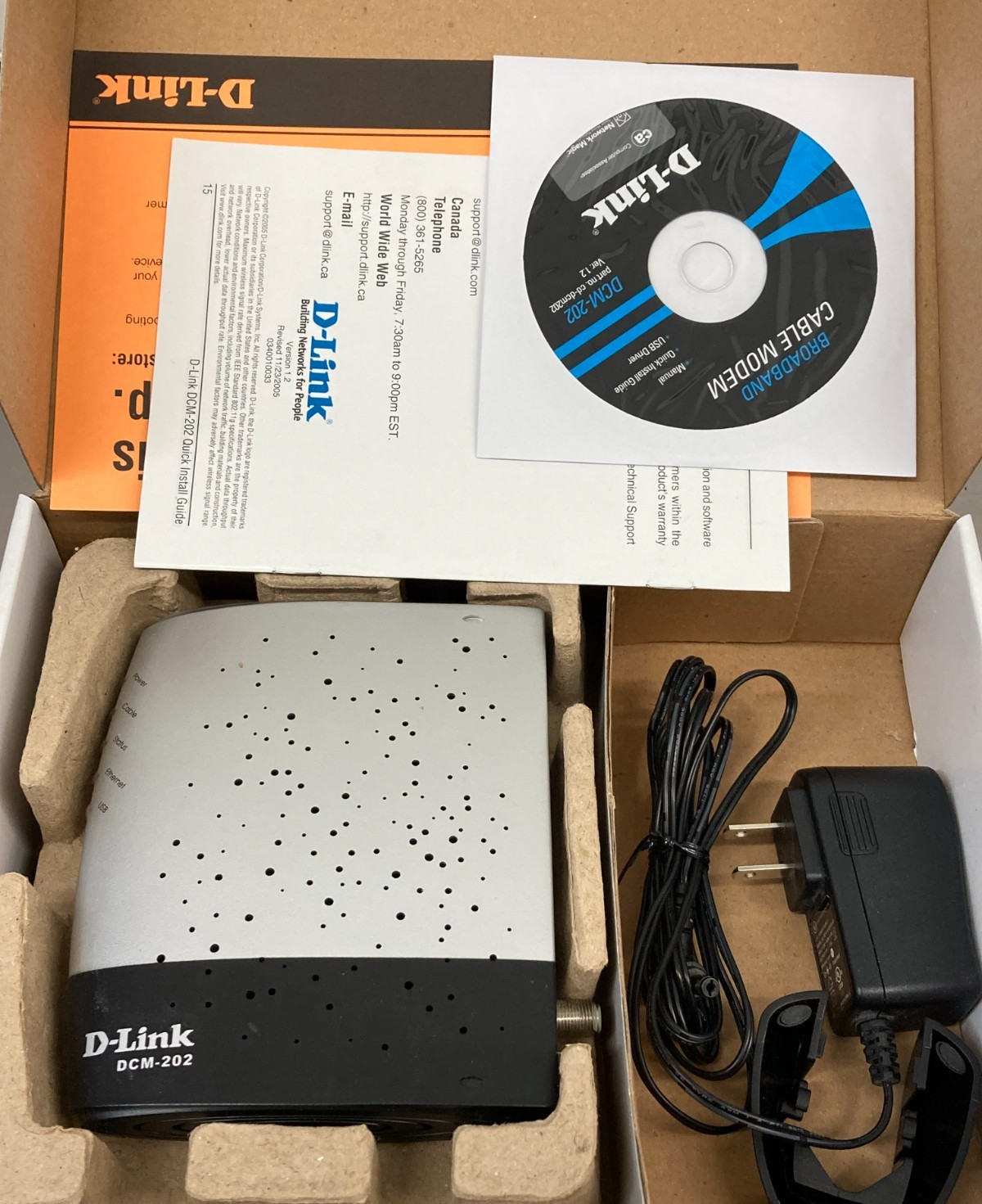 D-Link DCM-202 Broadband Modem (WMM83060)